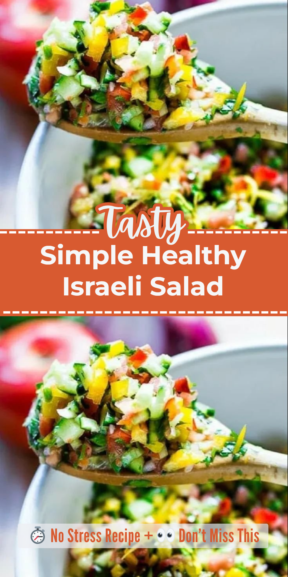 Simple Healthy Israeli Salad