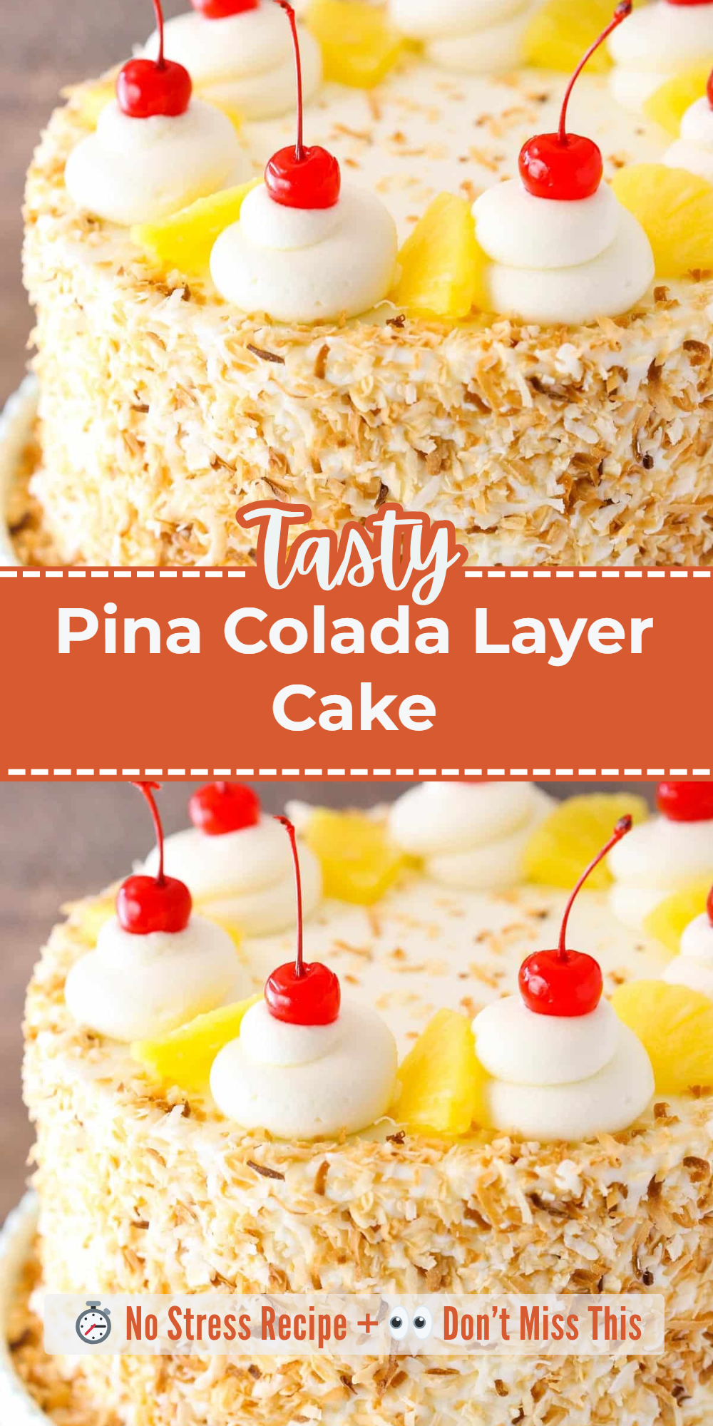 Pina Colada Layer Cake