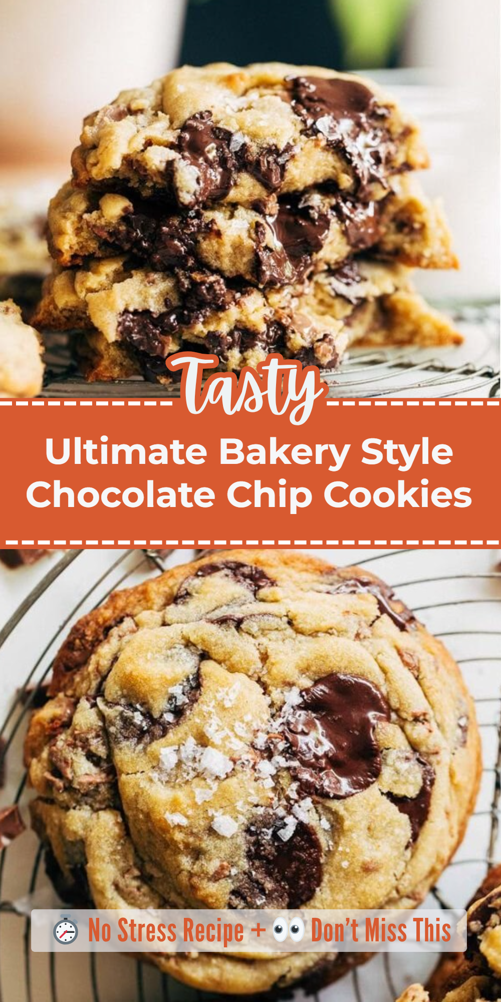Ultimate Bakery Style Chocolate Chip Cookies