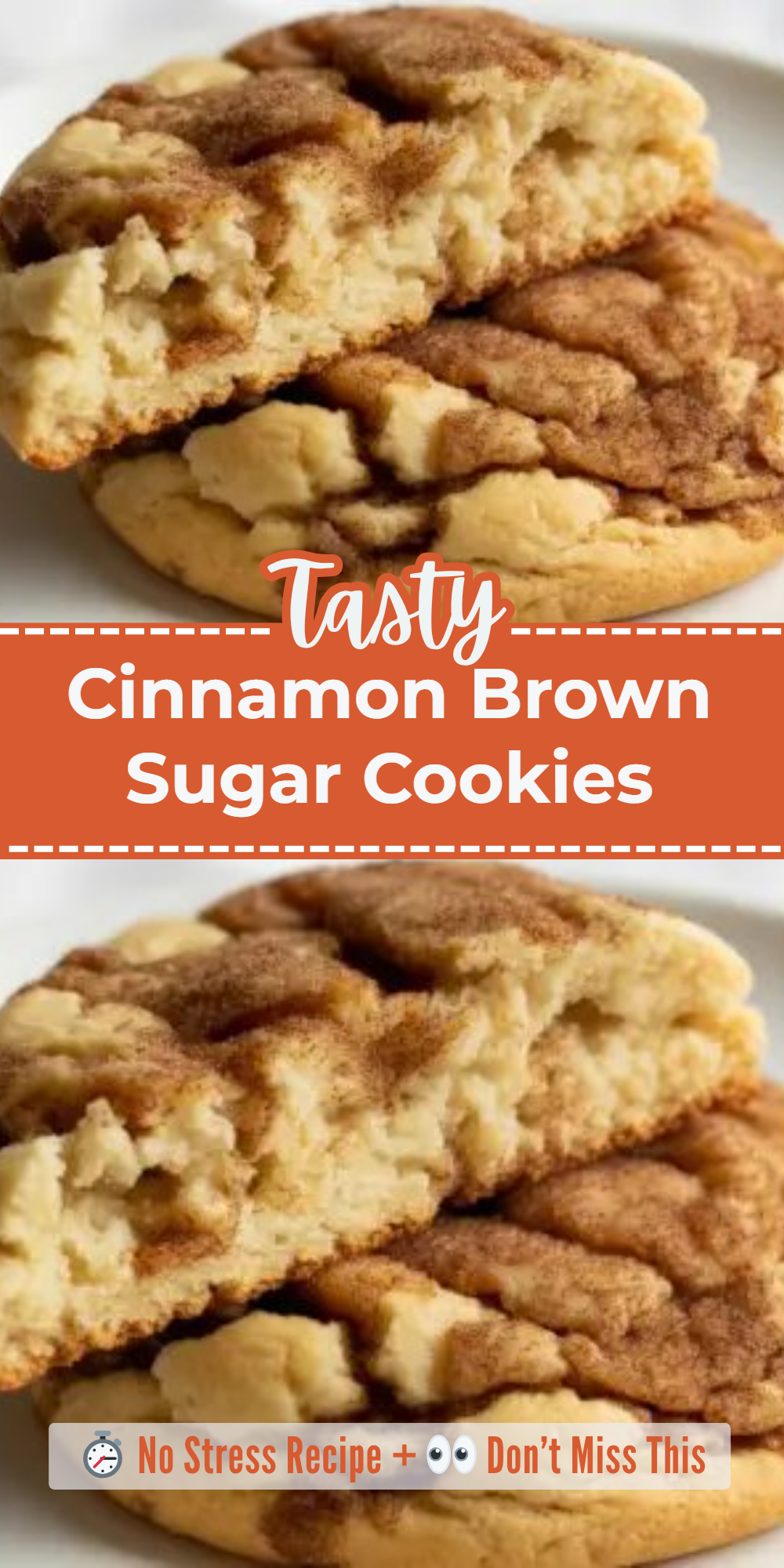 Cinnamon Brown Sugar Cookies
