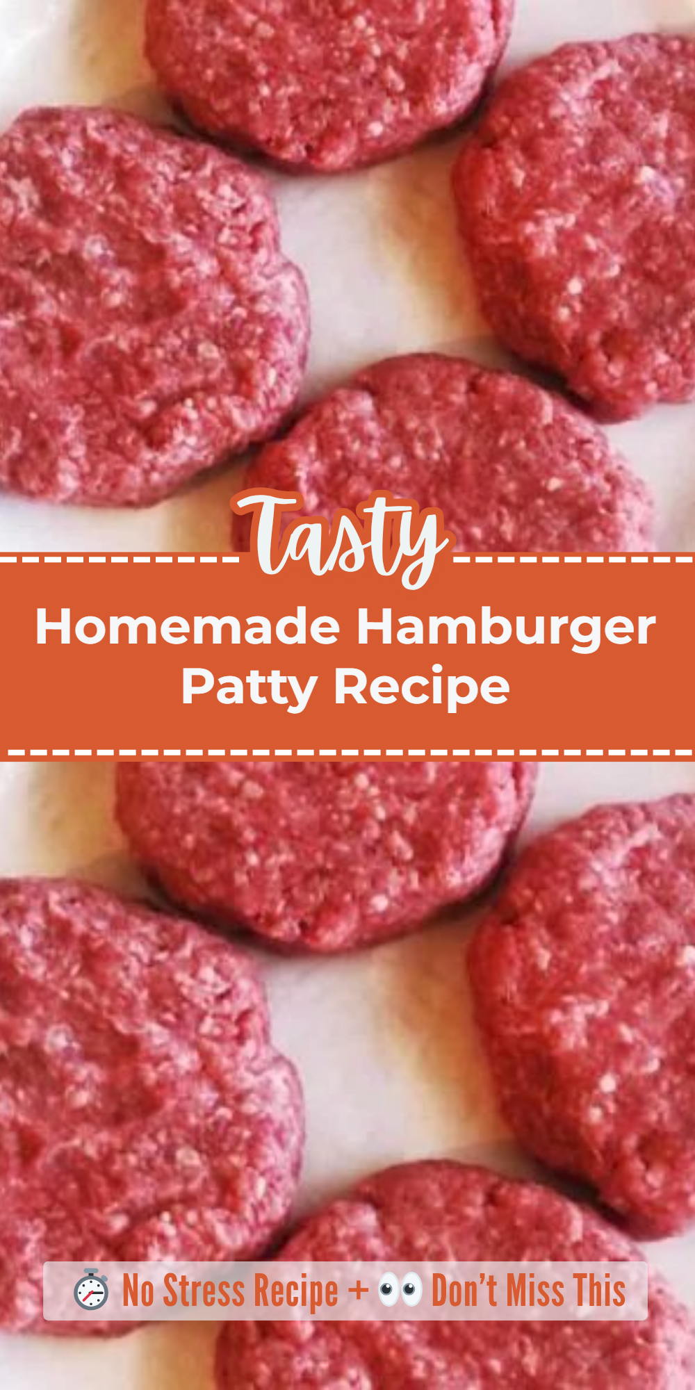 Homemade Hamburger Patty Recipe