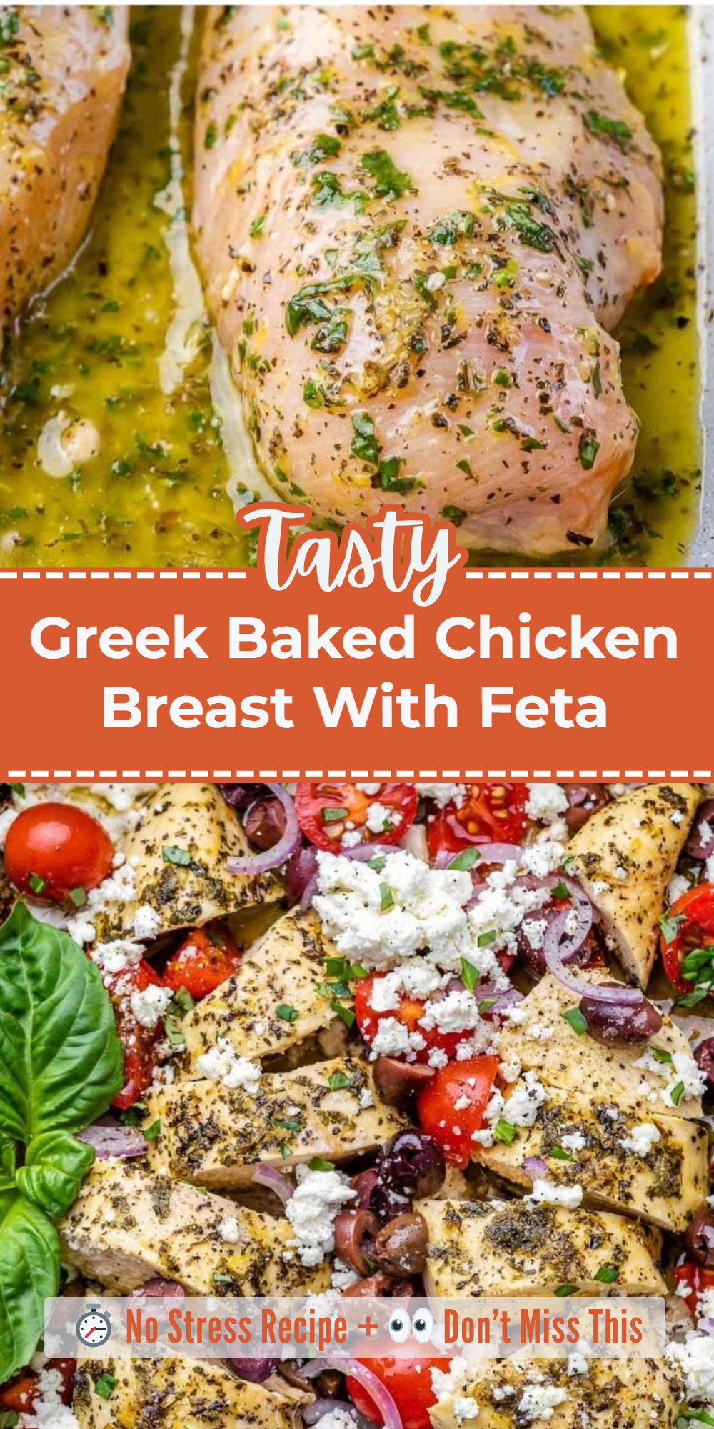 Greek Baked Chicken Breast With Feta