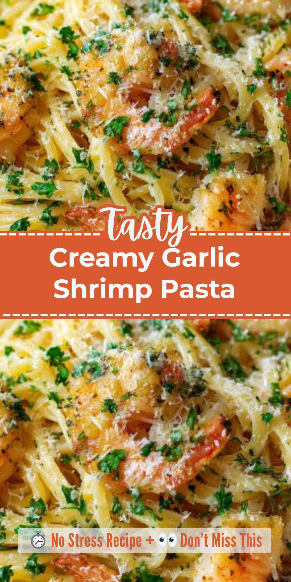 Creamy Garlic Shrimp Pasta