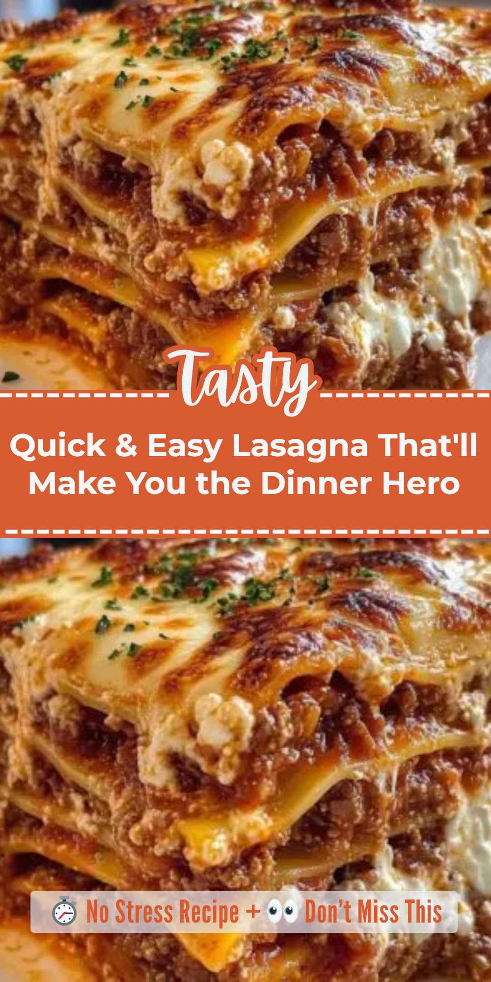 Quick & Easy Lasagna That'll Make You the Dinner Hero