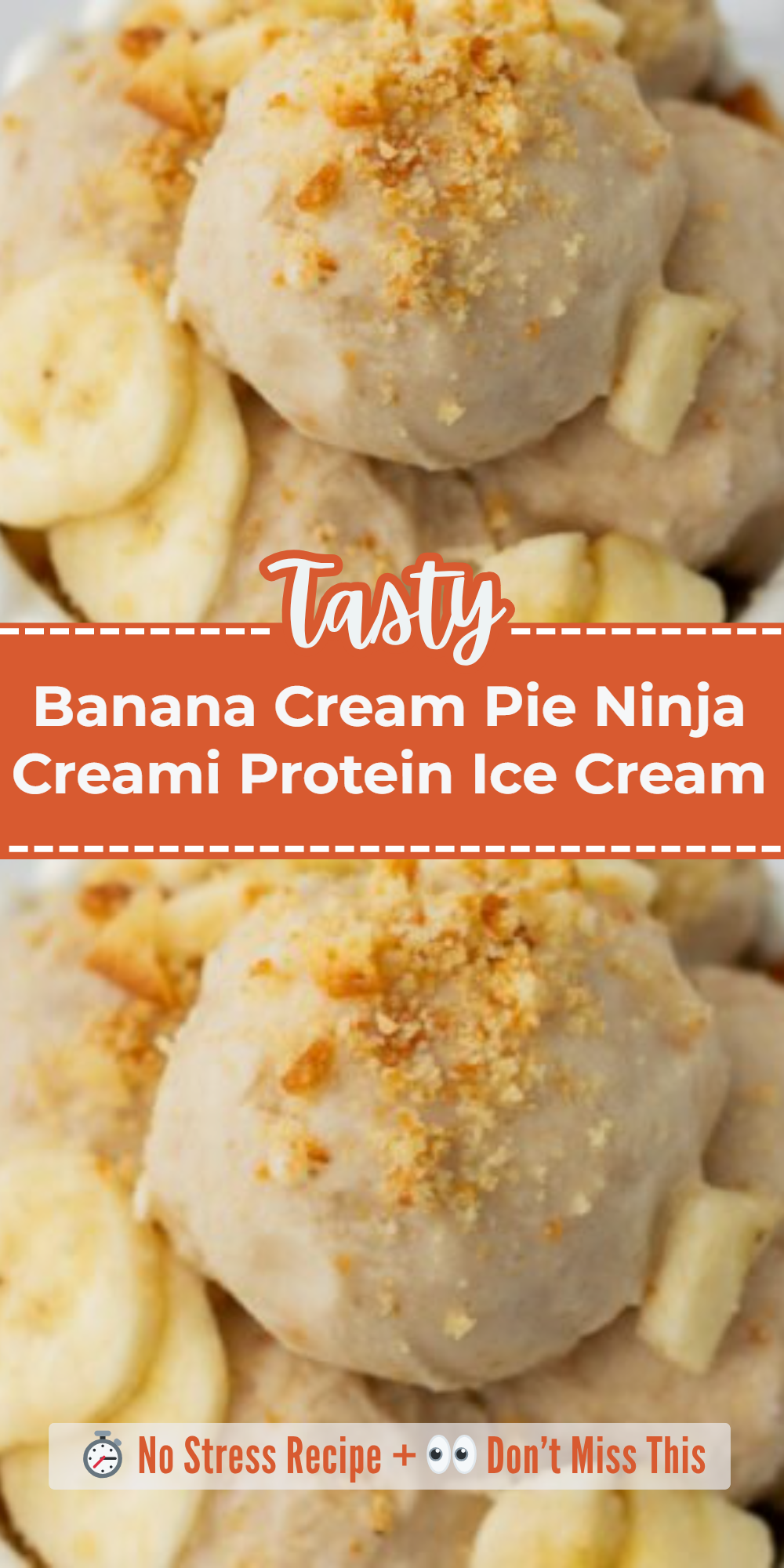 Banana Cream Pie Ninja Creami Protein Ice Cream
