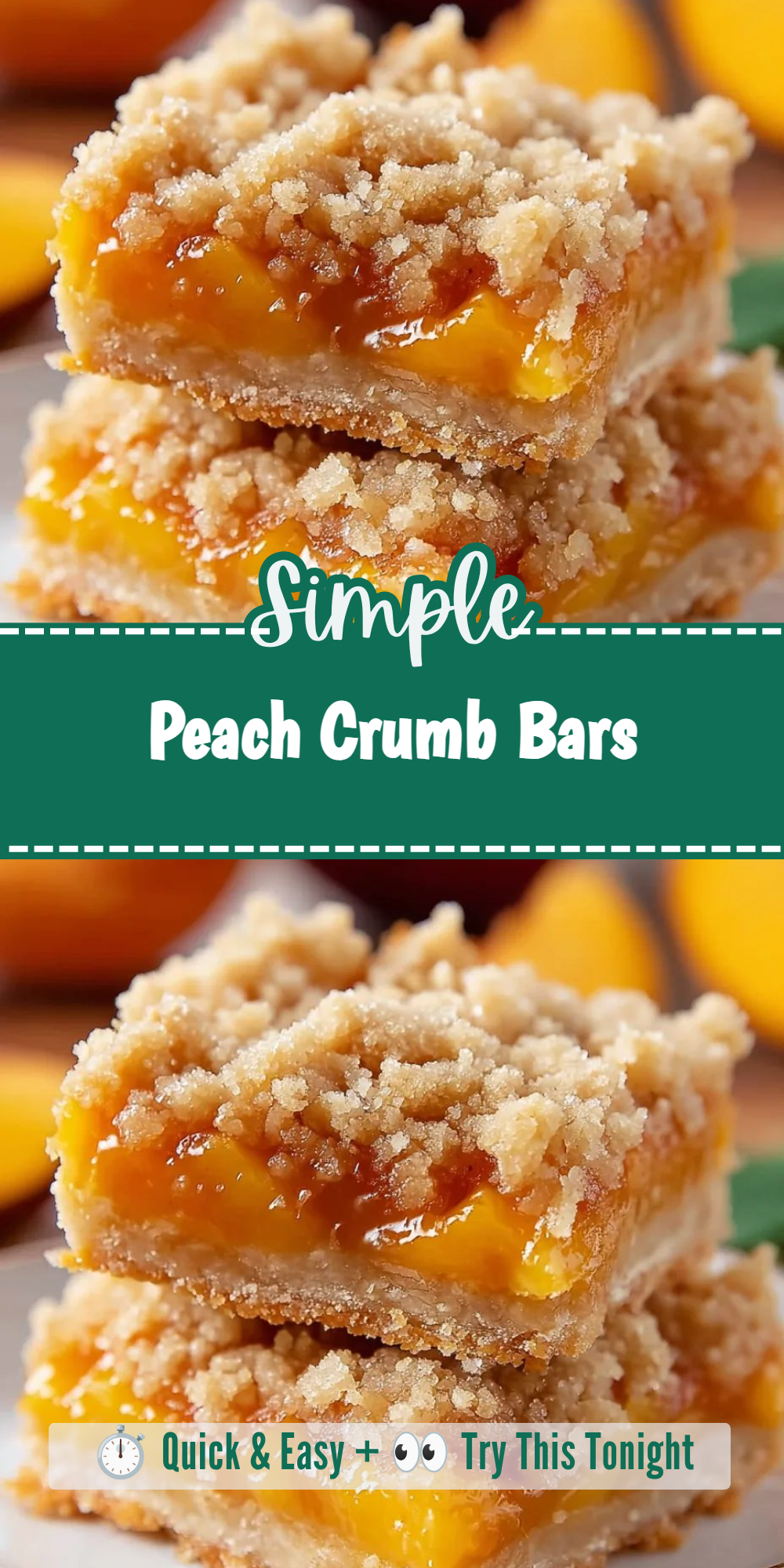 Peach Crumb Bars