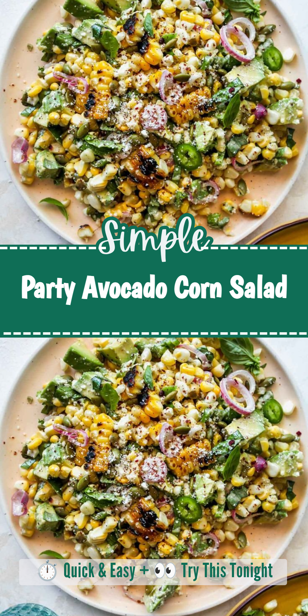 Party Avocado Corn Salad