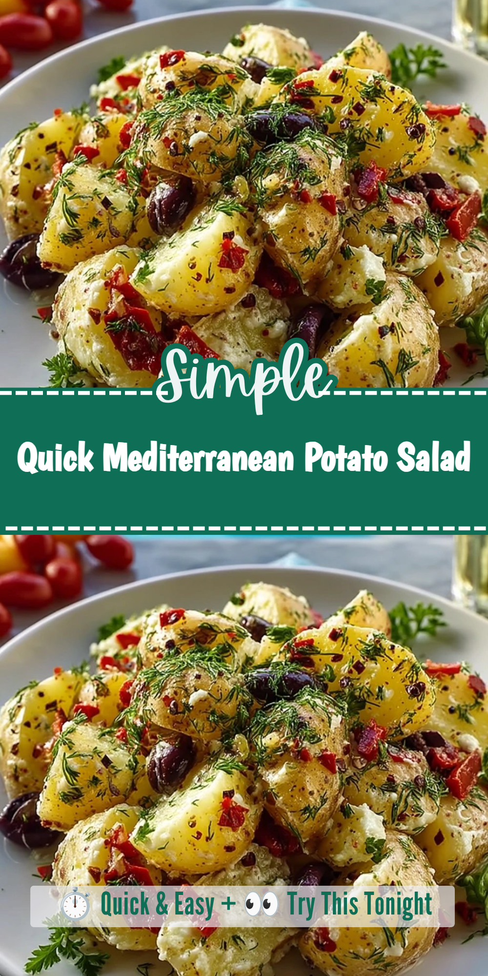 Quick Mediterranean Potato Salad