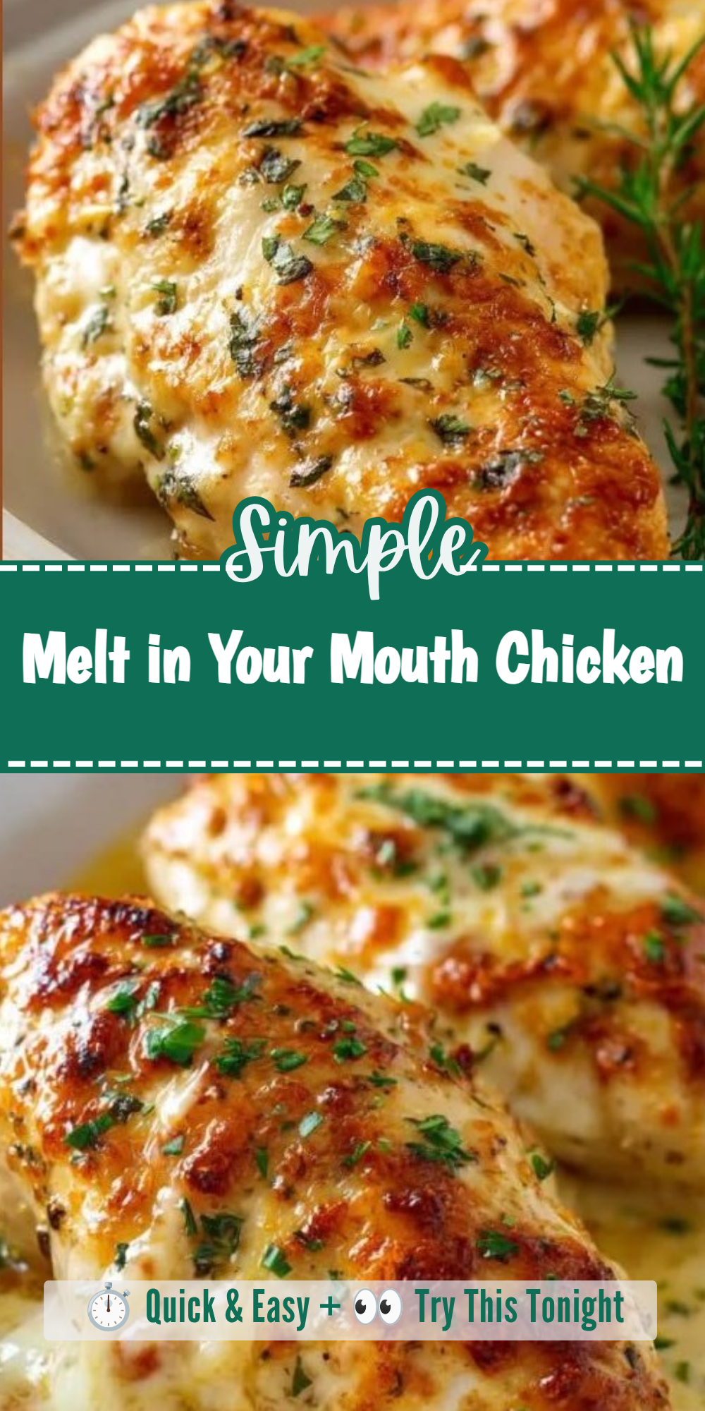 Melt in Your Mouth Chicken