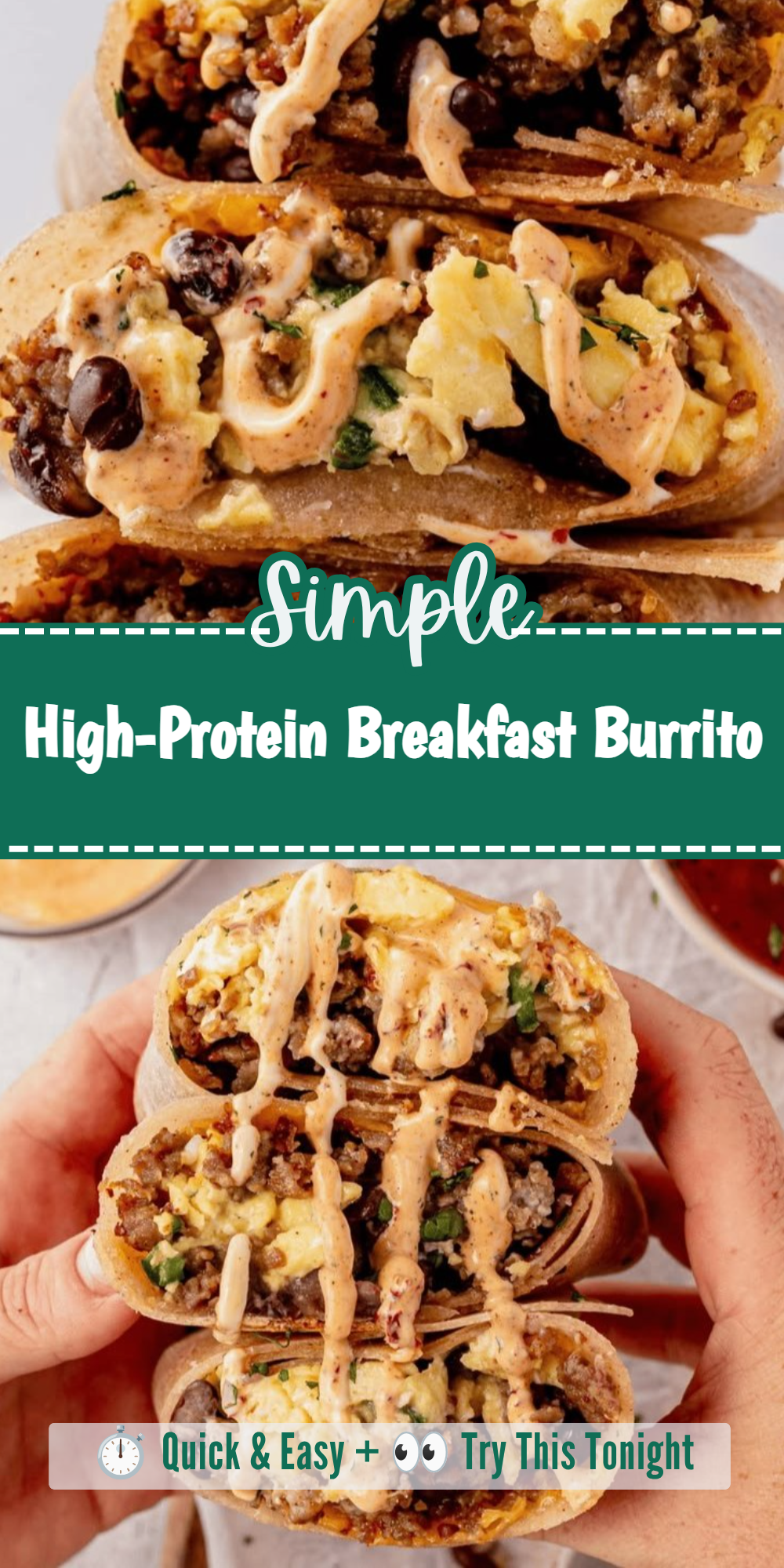 High-Protein Breakfast Burrito