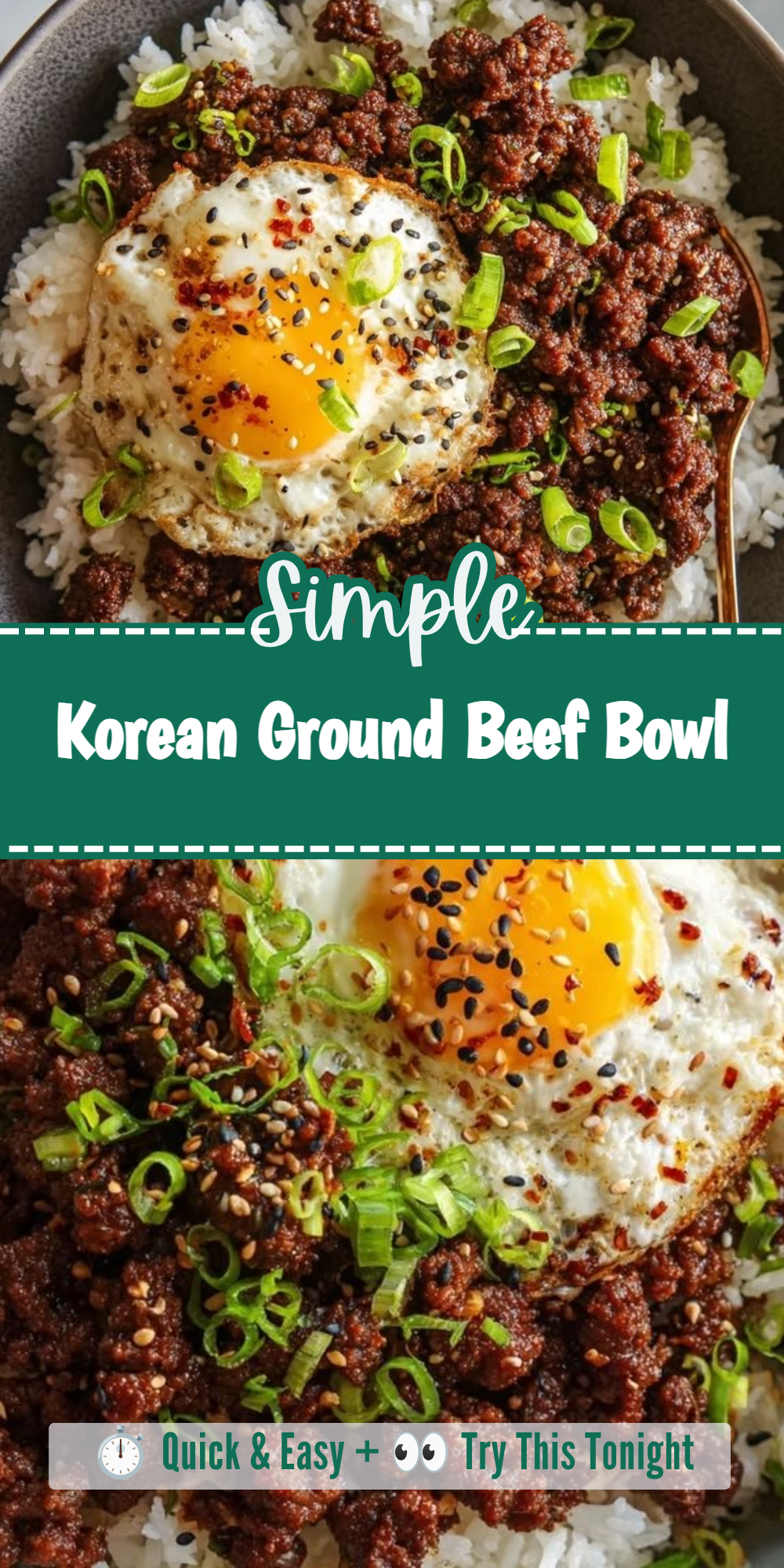 Korean Ground Beef Bowl