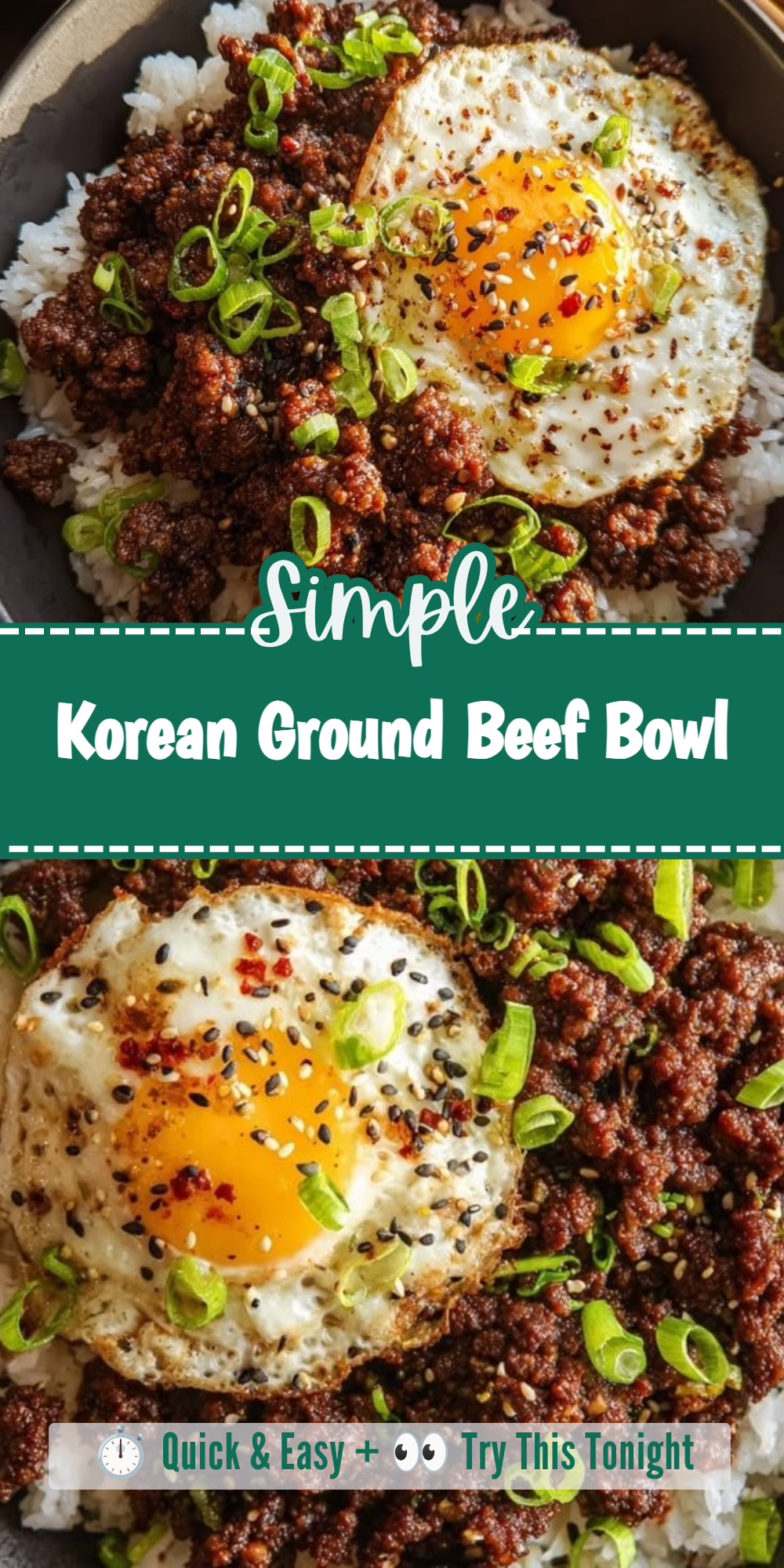 Korean Ground Beef Bowl