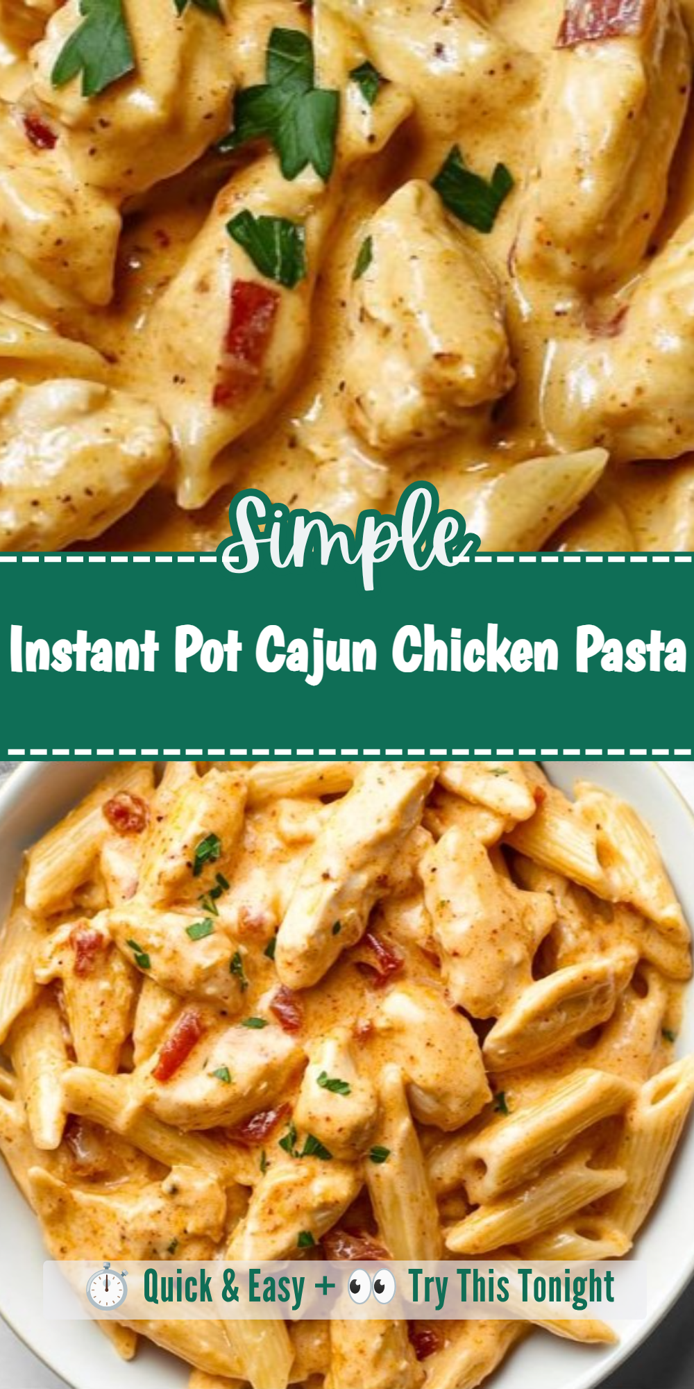 Instant Pot Cajun Chicken Pasta