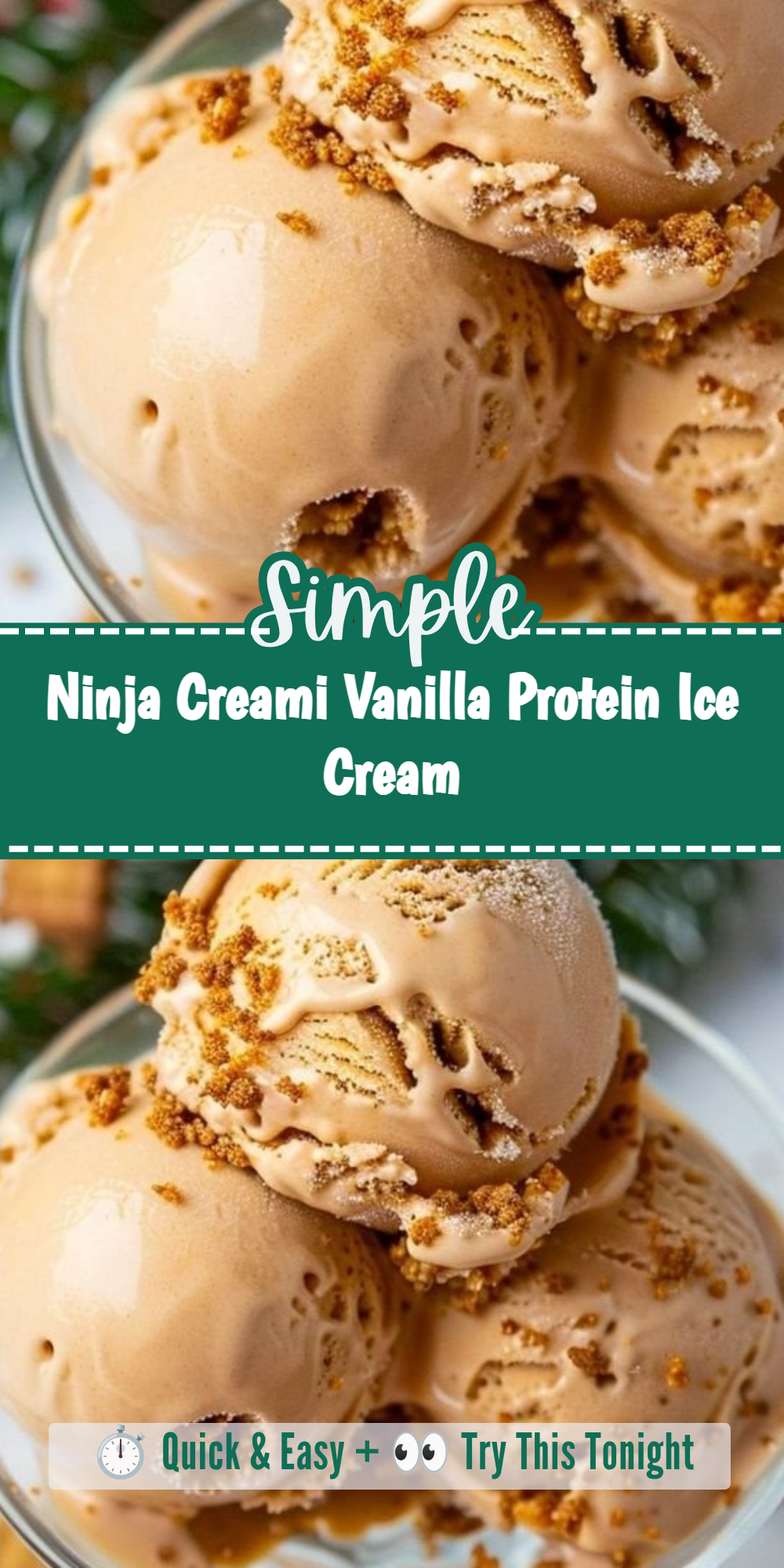 Ninja Creami Vanilla Protein Ice Cream