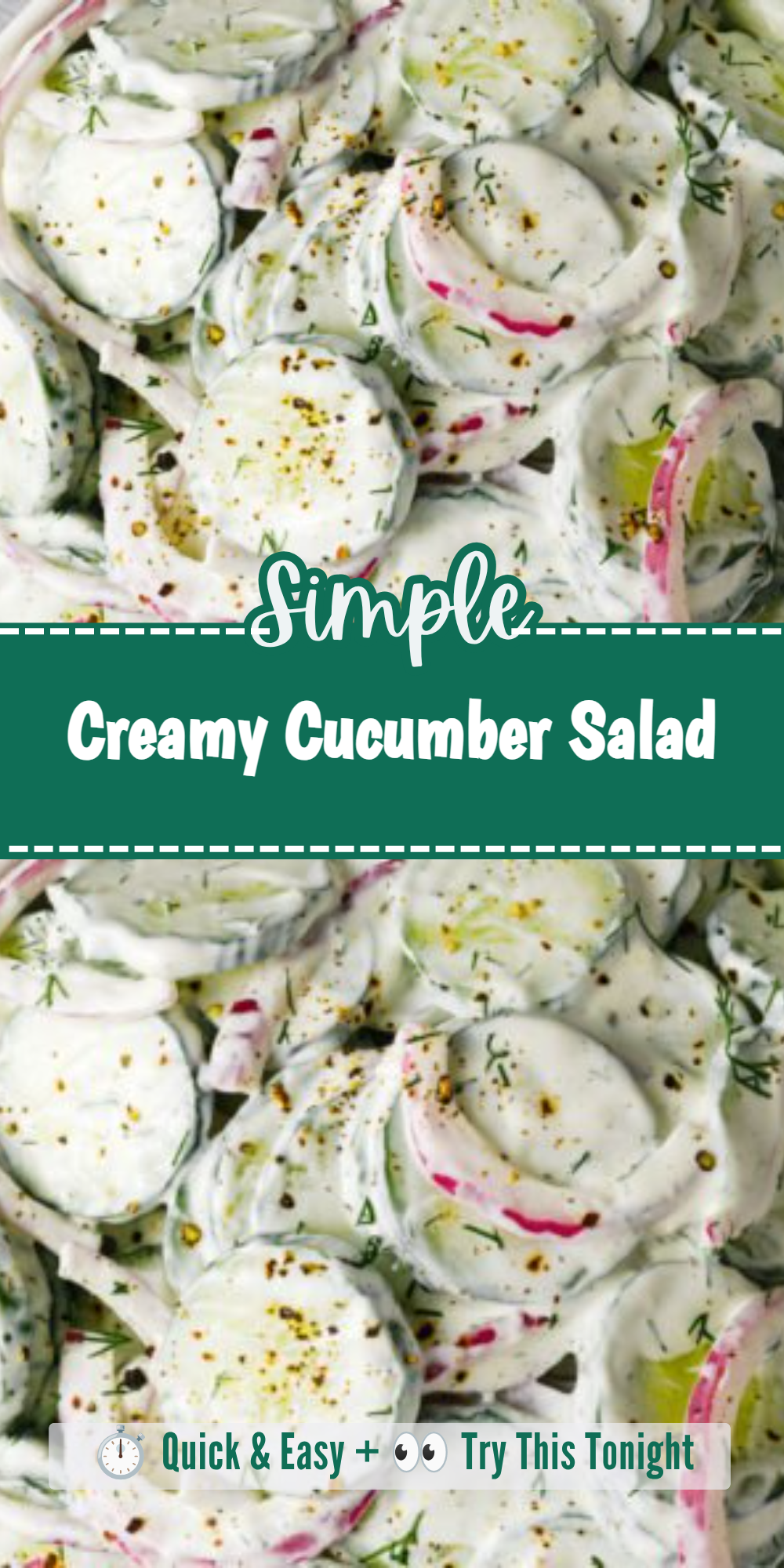 Creamy Cucumber Salad