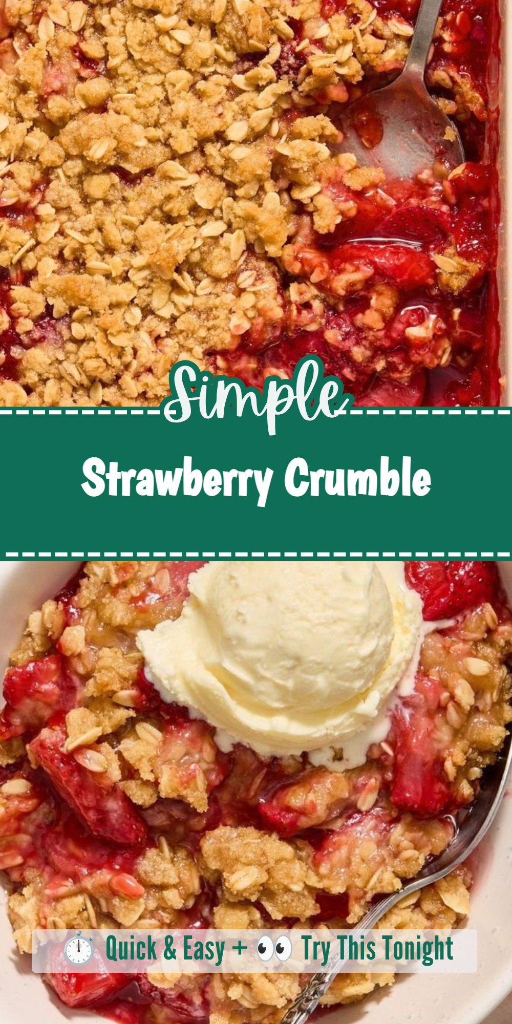 Strawberry Crumble