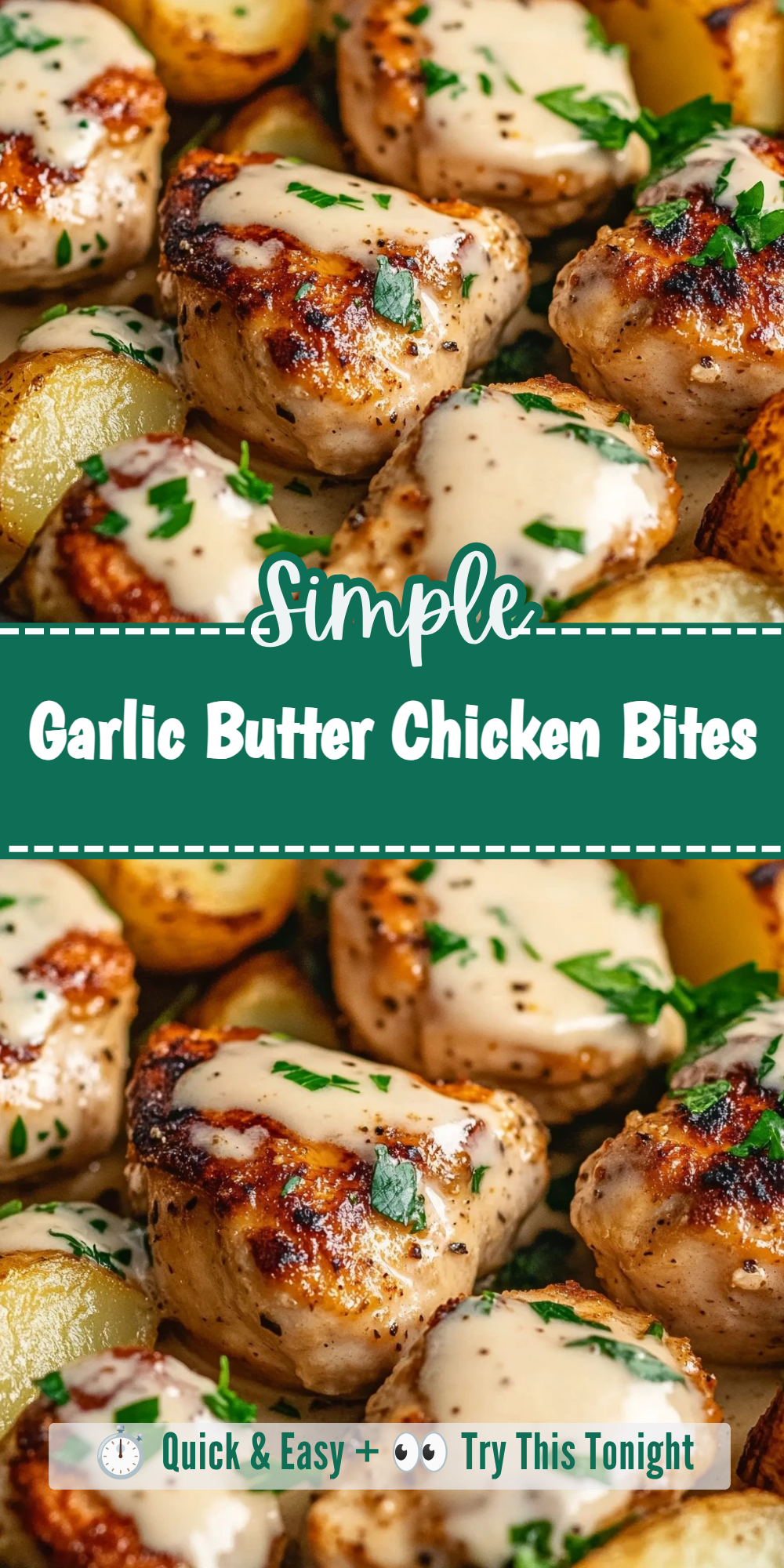 Garlic Butter Chicken Bites