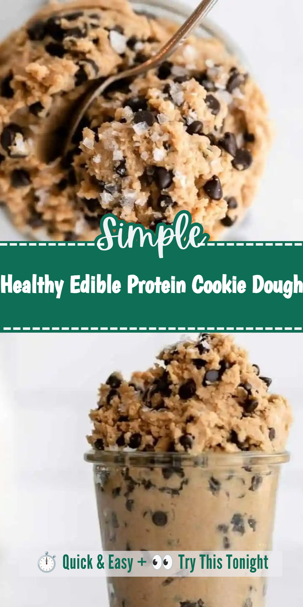 Healthy Edible Protein Cookie Dough