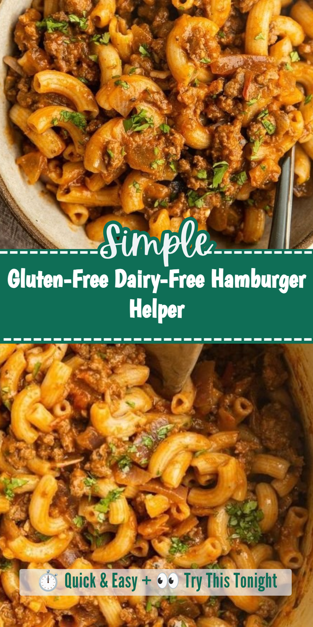 Gluten-Free Dairy-Free Hamburger Helper