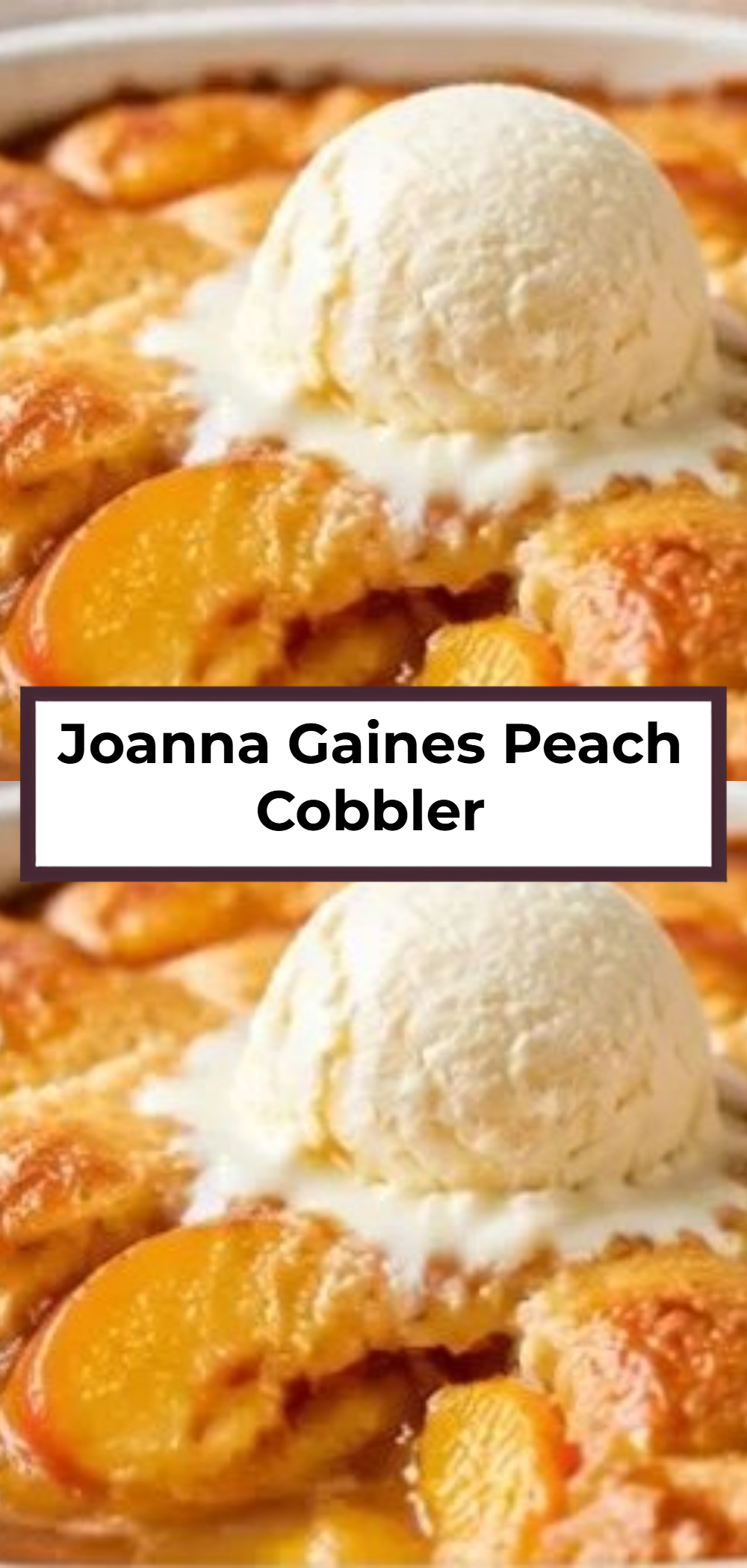 Joanna Gaines Peach Cobbler
