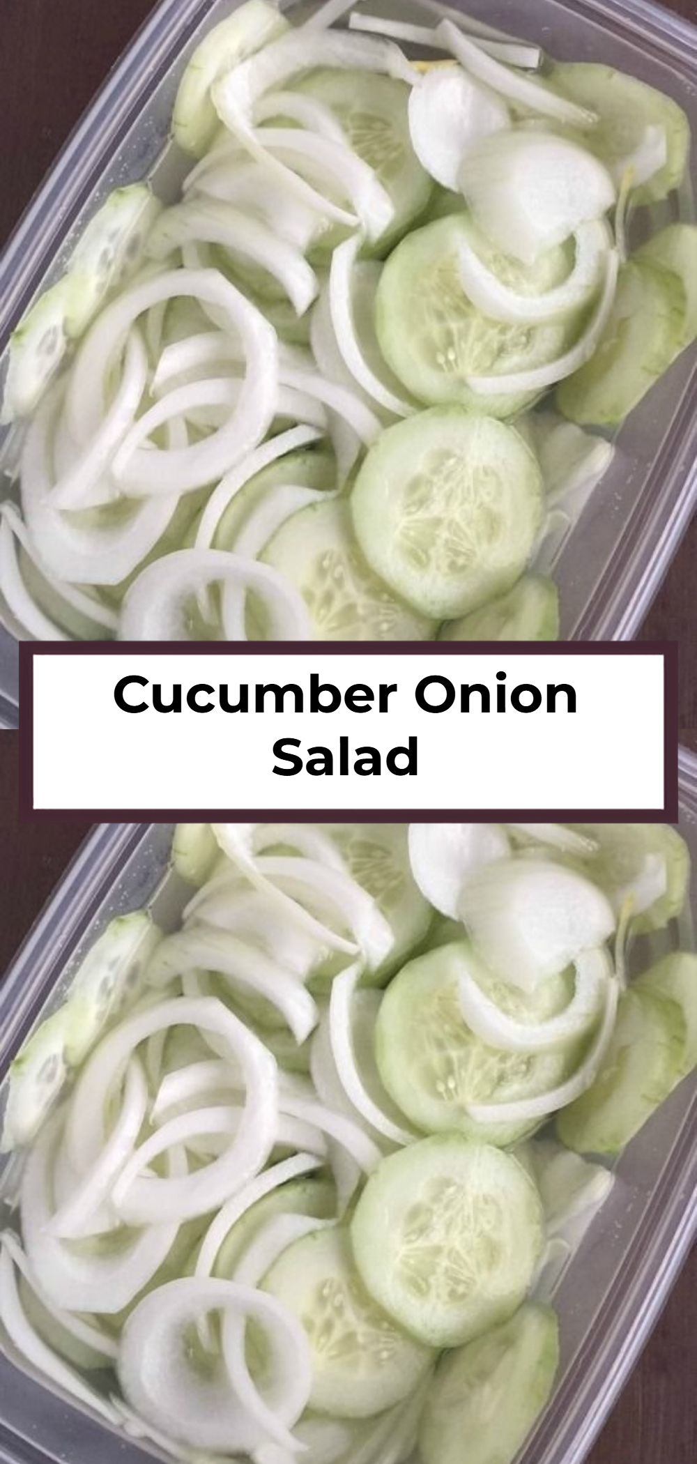Cucumber Onion Salad