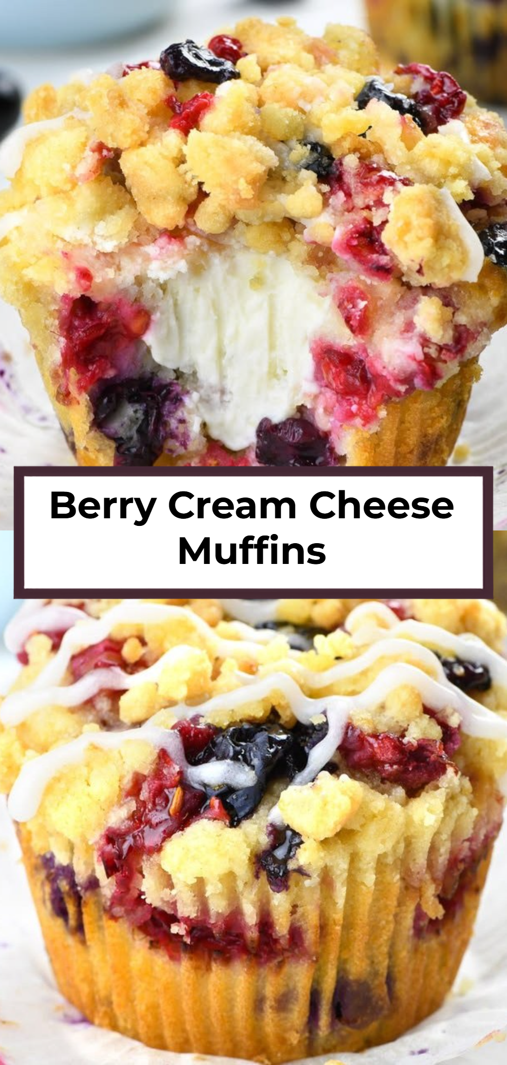 Berry Cream Cheese Muffins