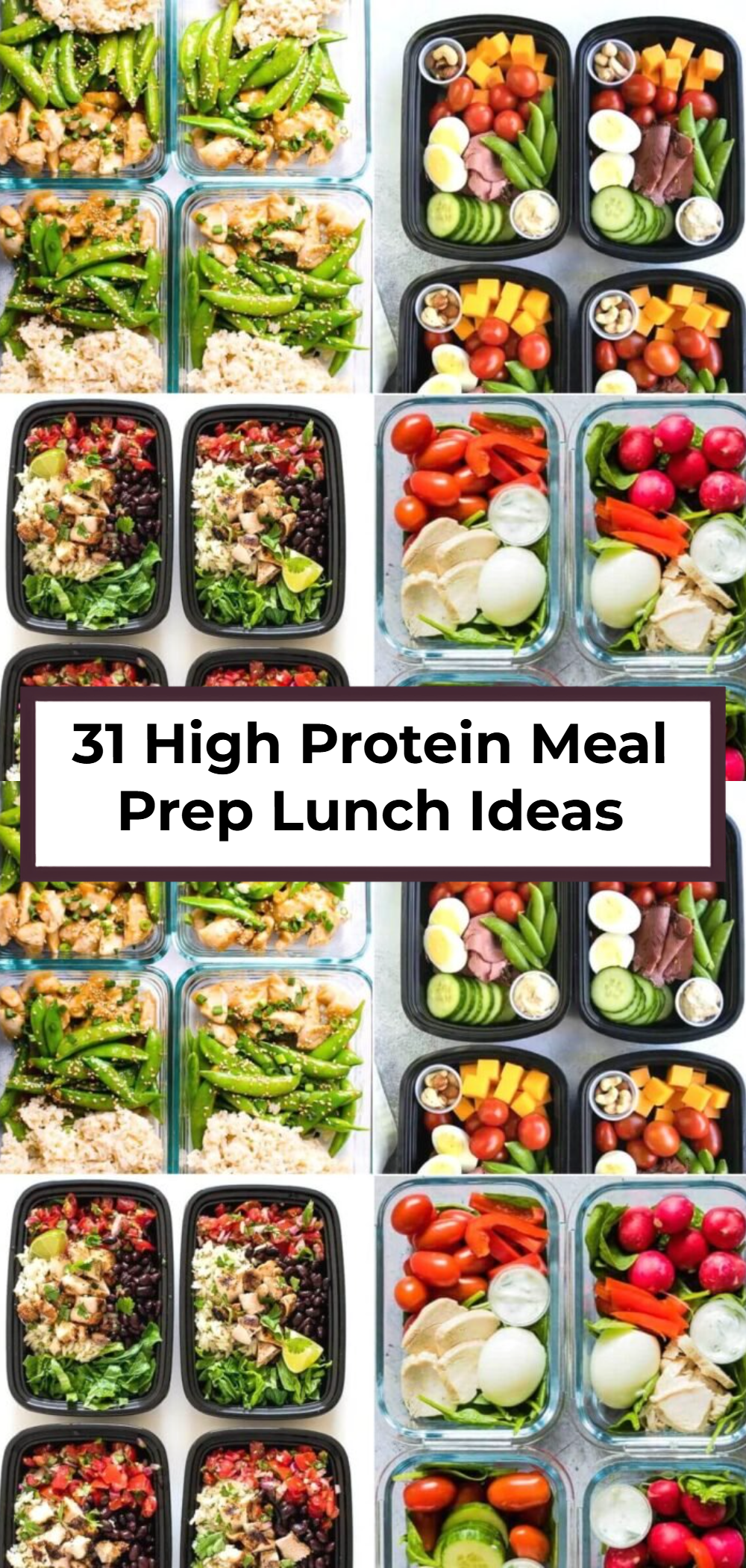 31 High Protein Meal Prep Lunch Ideas