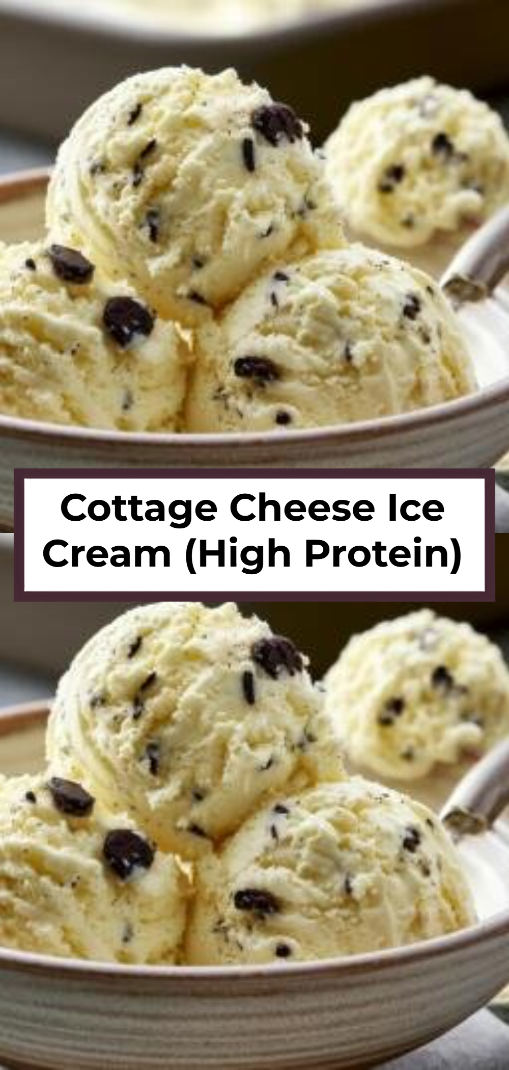 Cottage Cheese Ice Cream (High Protein)