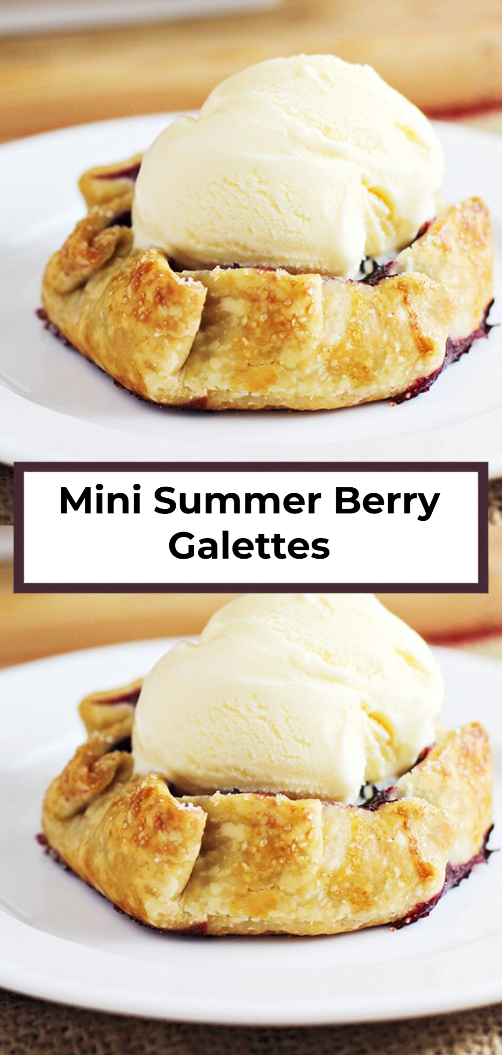 Mini Summer Berry Galettes