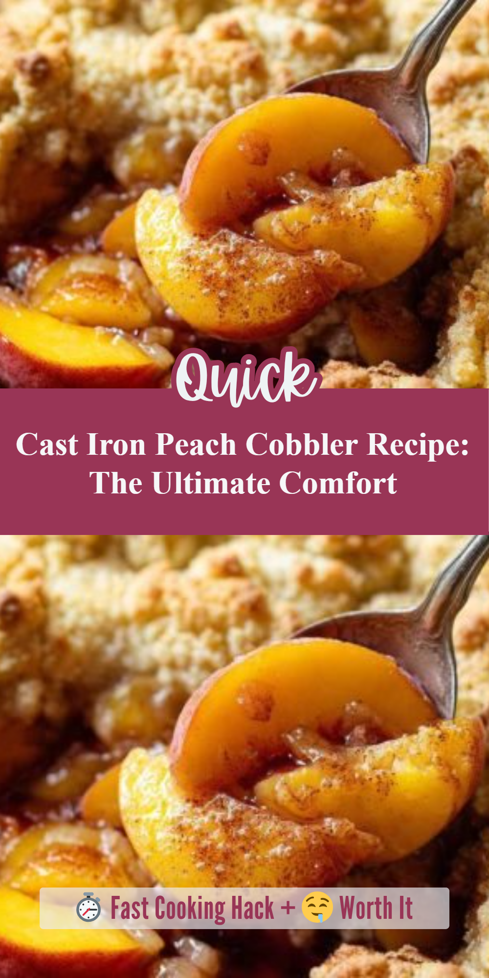 Cast Iron Peach Cobbler Recipe: The Ultimate Comfort