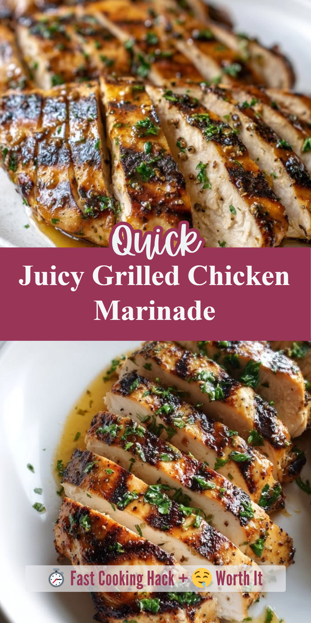 Juicy Grilled Chicken Marinade