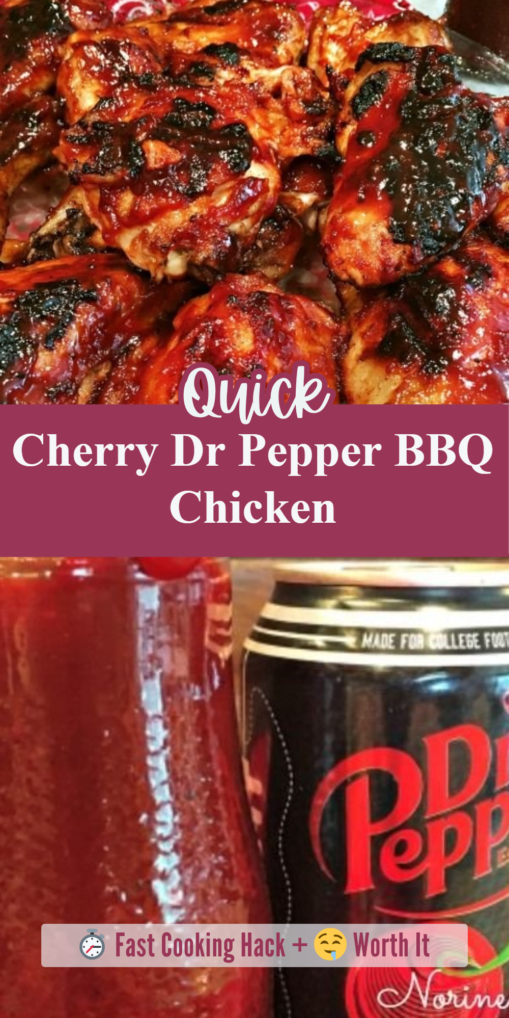 Cherry Dr Pepper BBQ Chicken