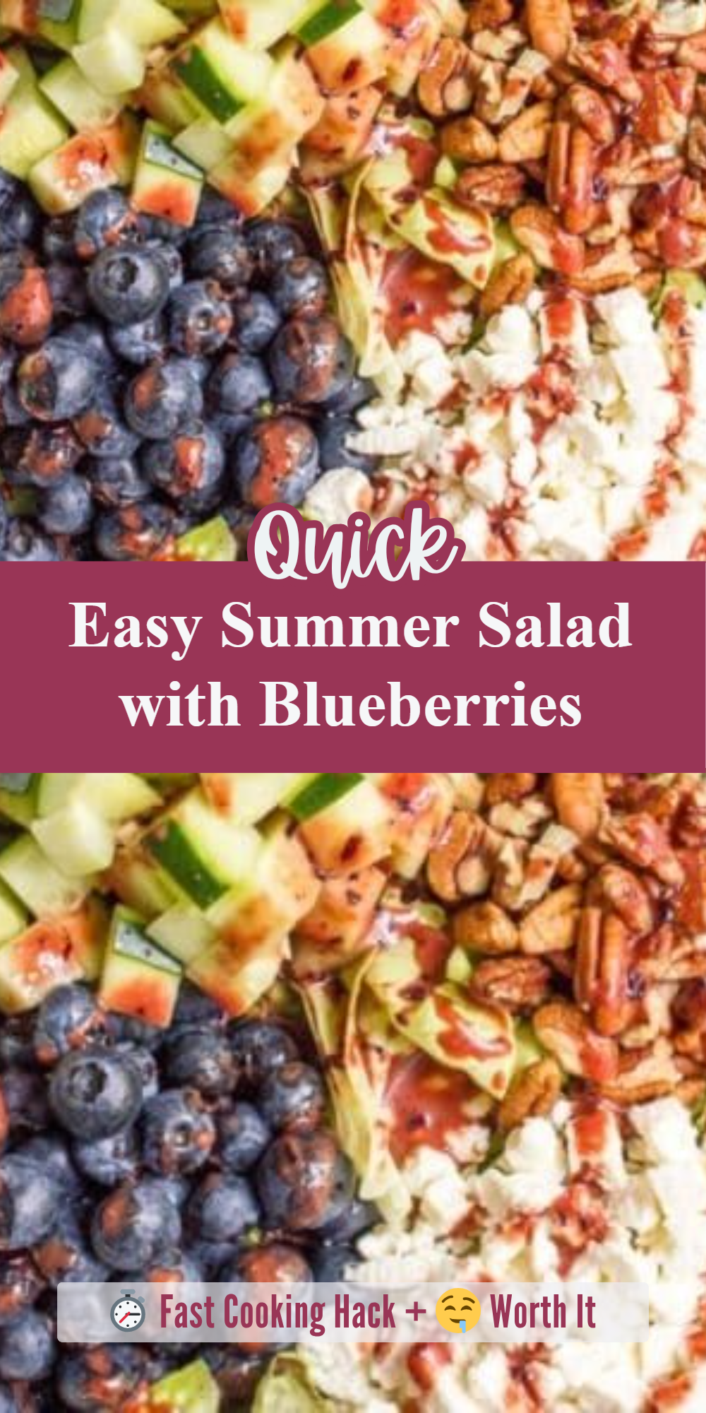 Easy Summer Salad with Blueberries