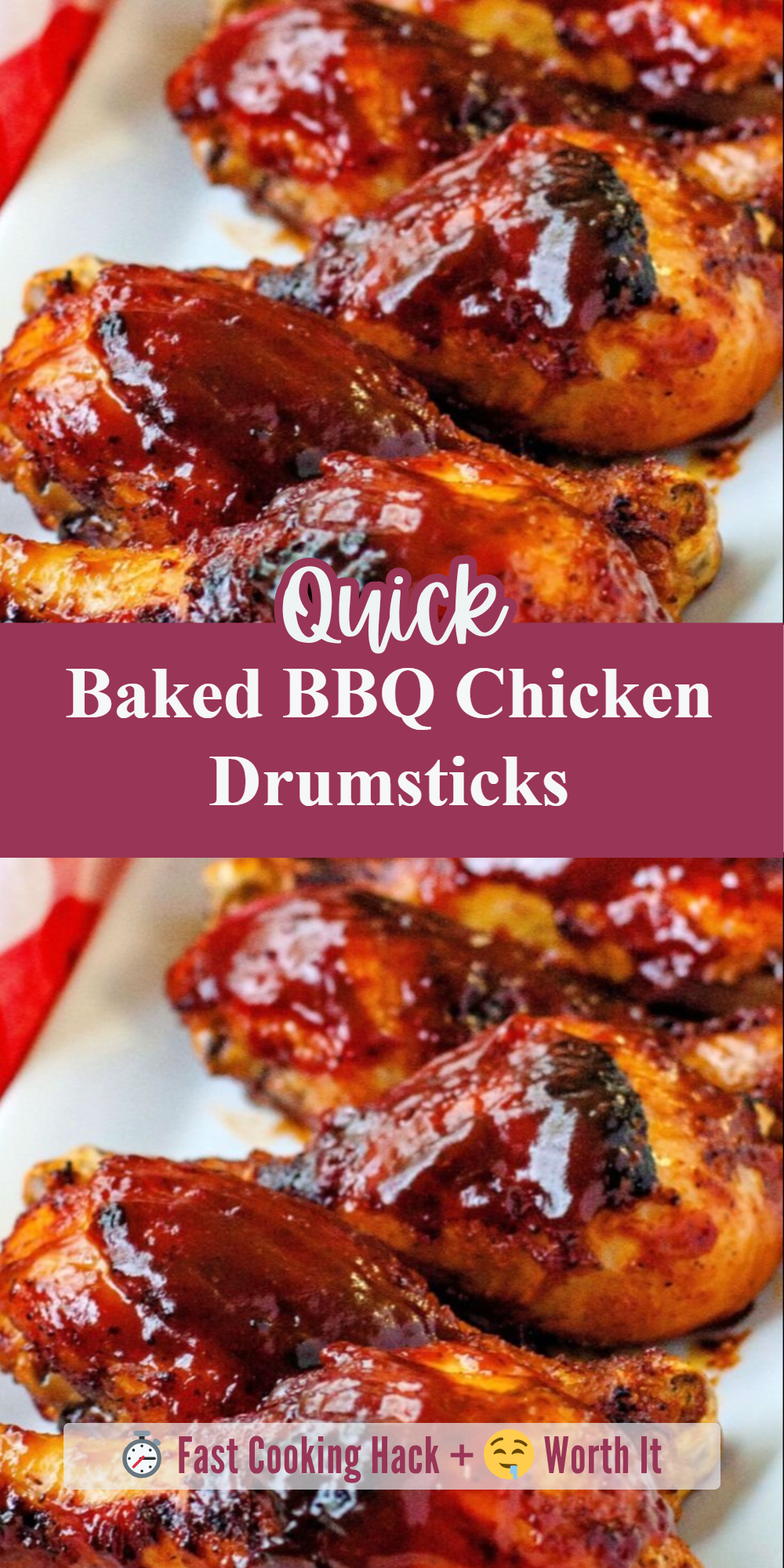 Baked BBQ Chicken Drumsticks