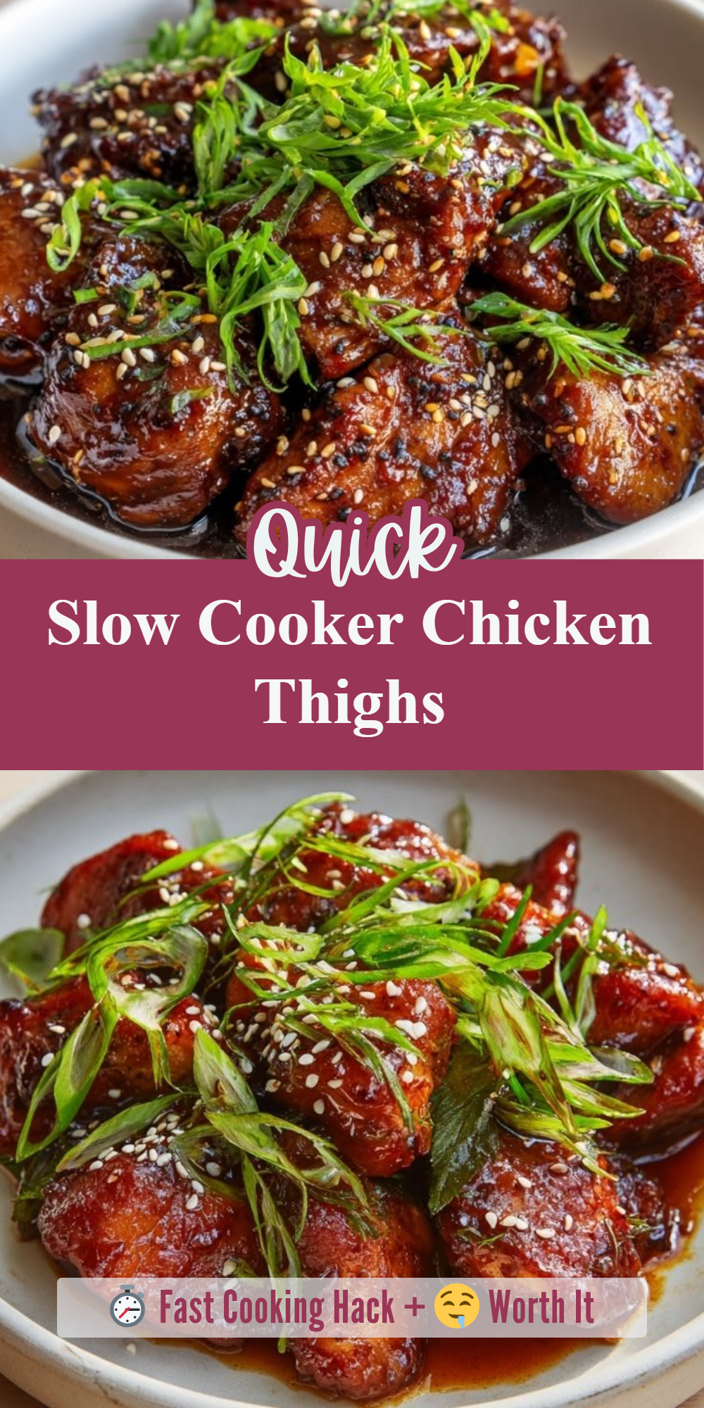 Slow Cooker Chicken Thighs