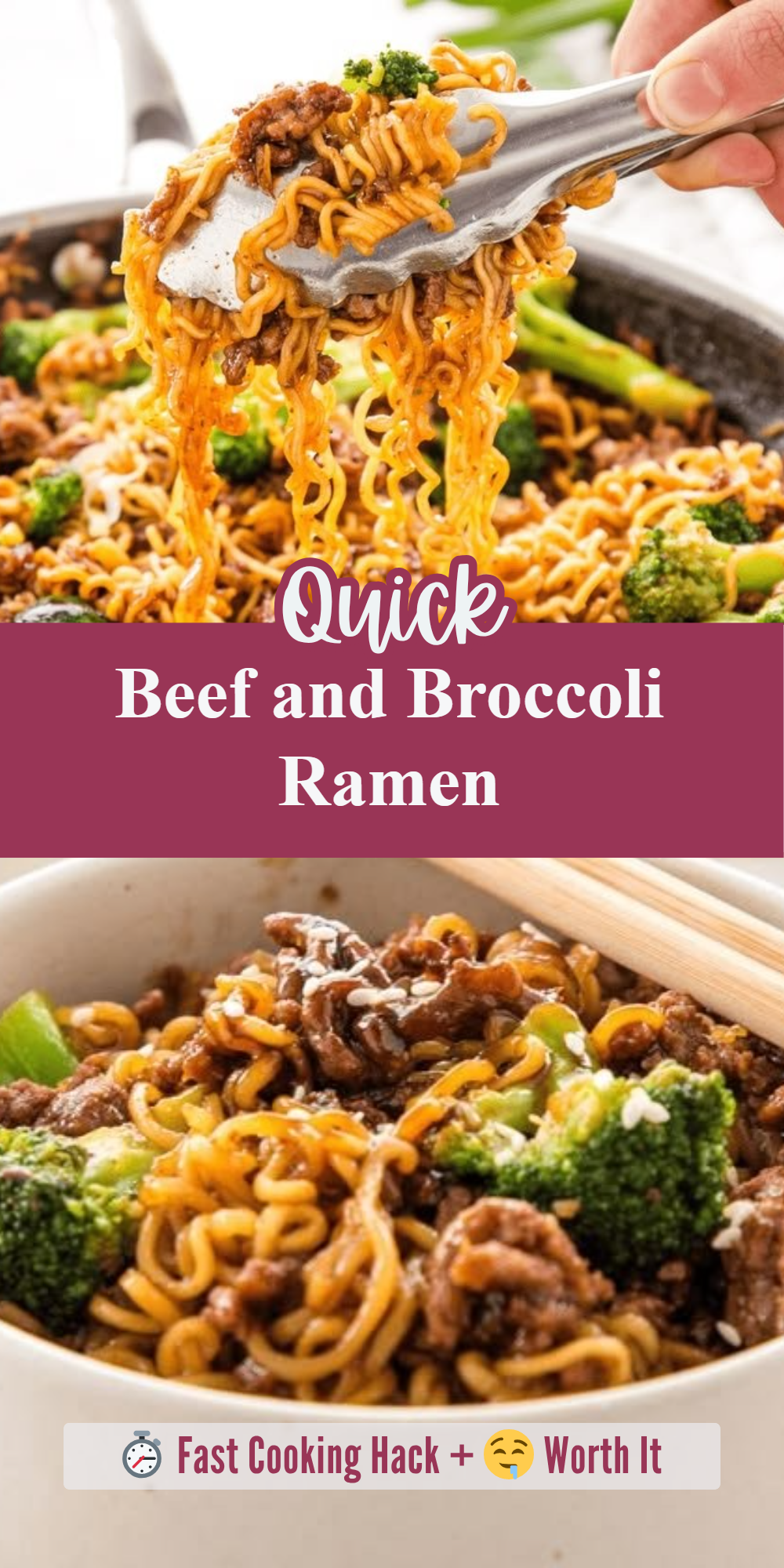 Beef and Broccoli Ramen