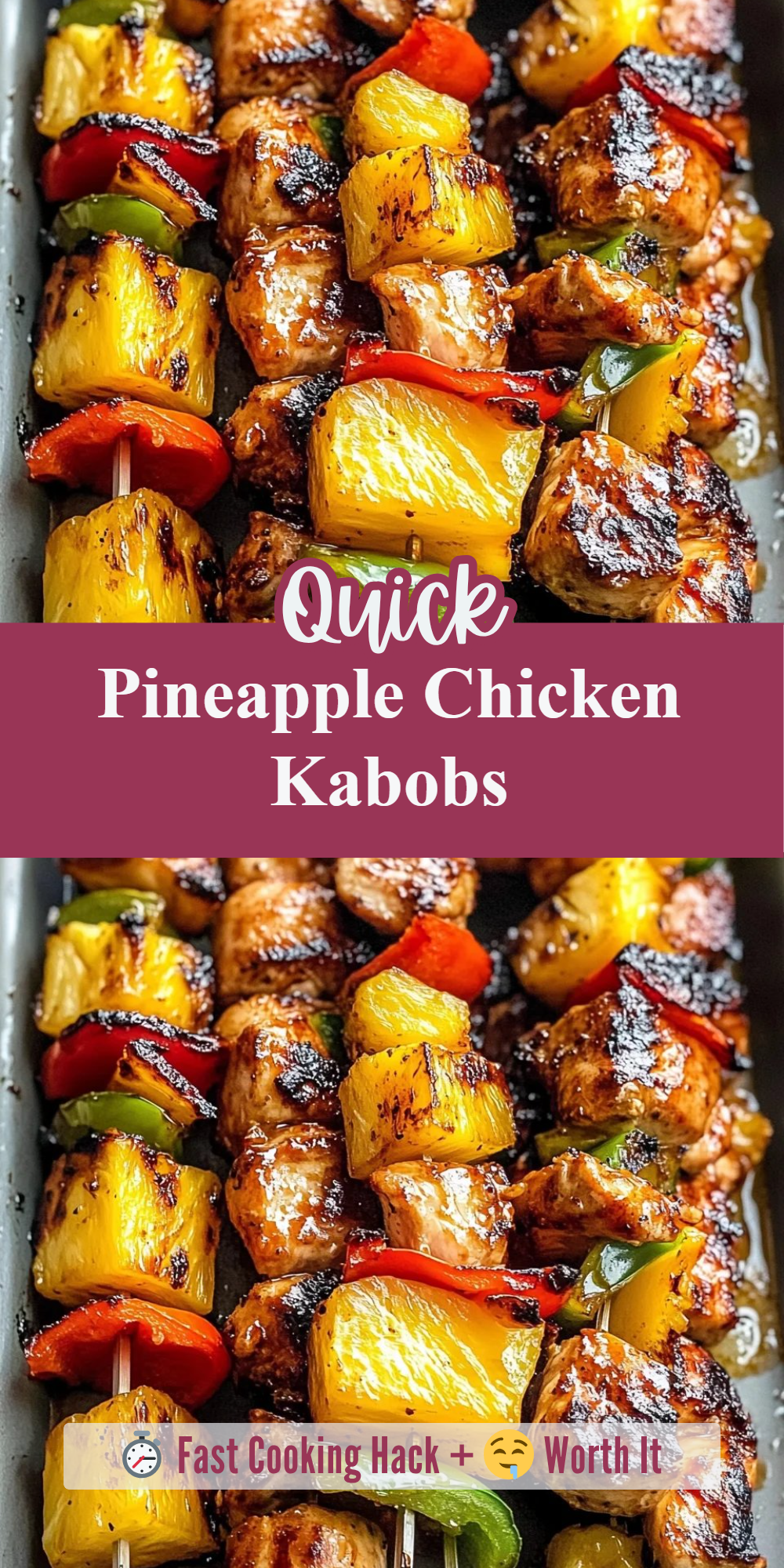 Pineapple Chicken Kabobs