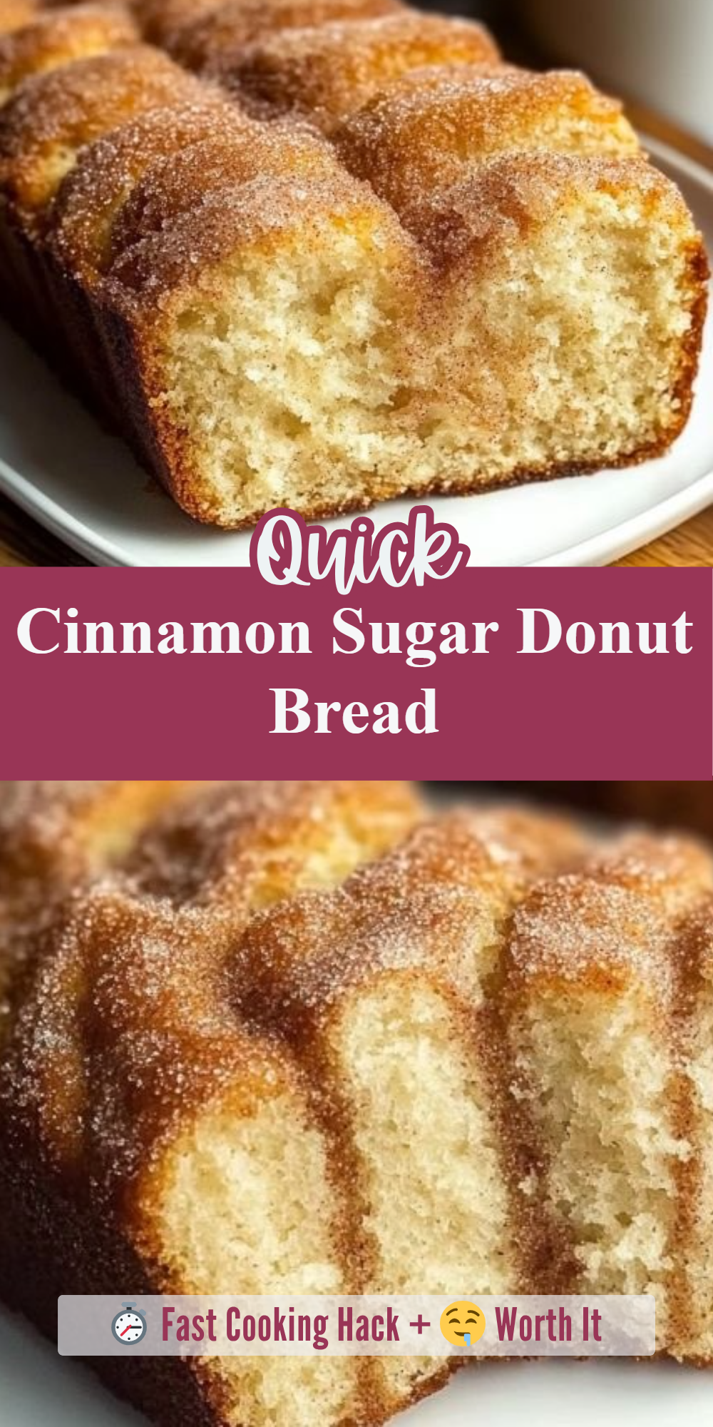 Cinnamon Sugar Donut Bread