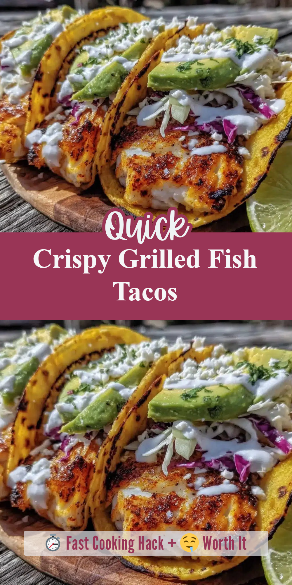 Crispy Grilled Fish Tacos