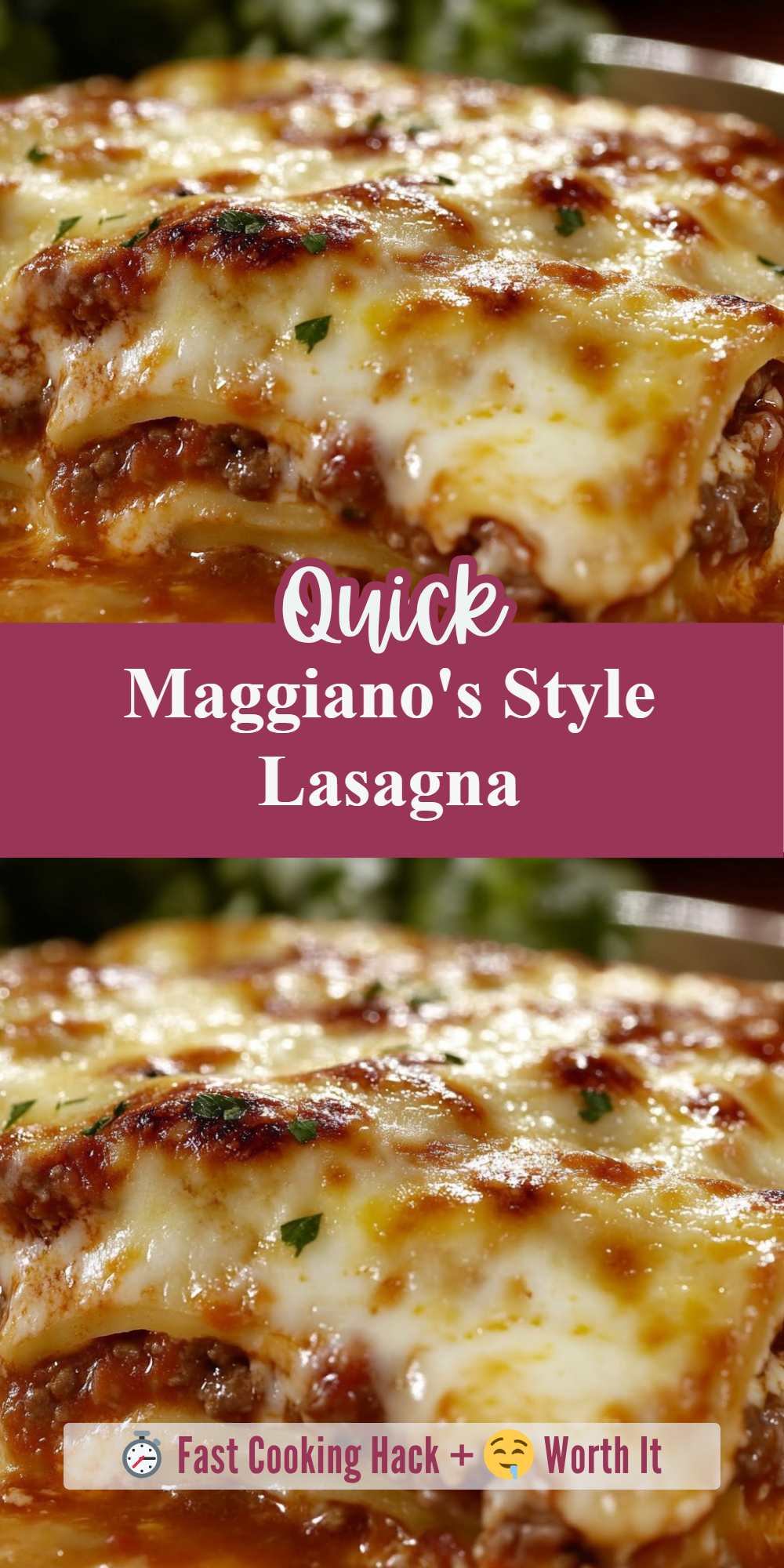 Maggiano's Style Lasagna