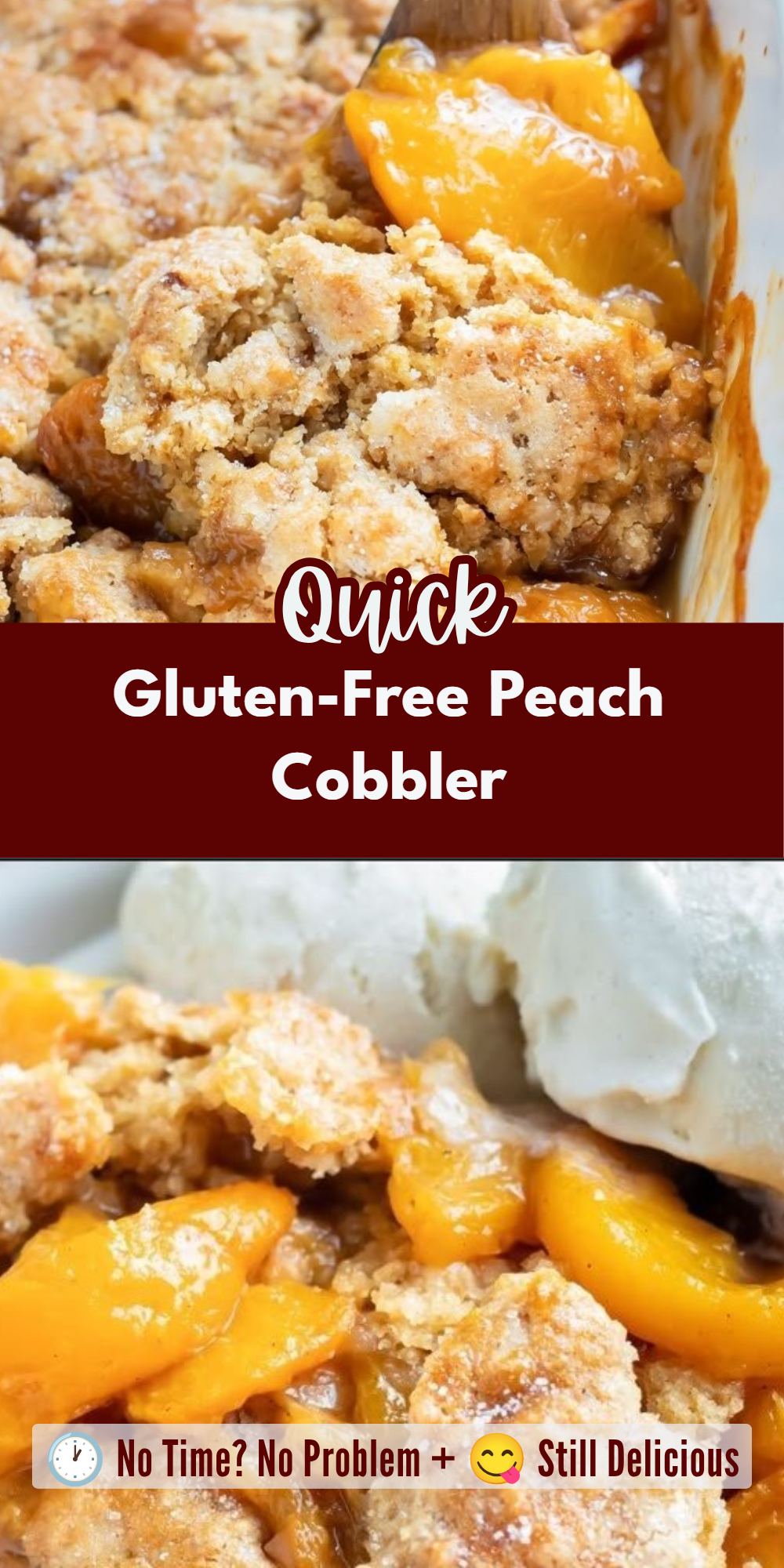 Gluten-Free Peach Cobbler