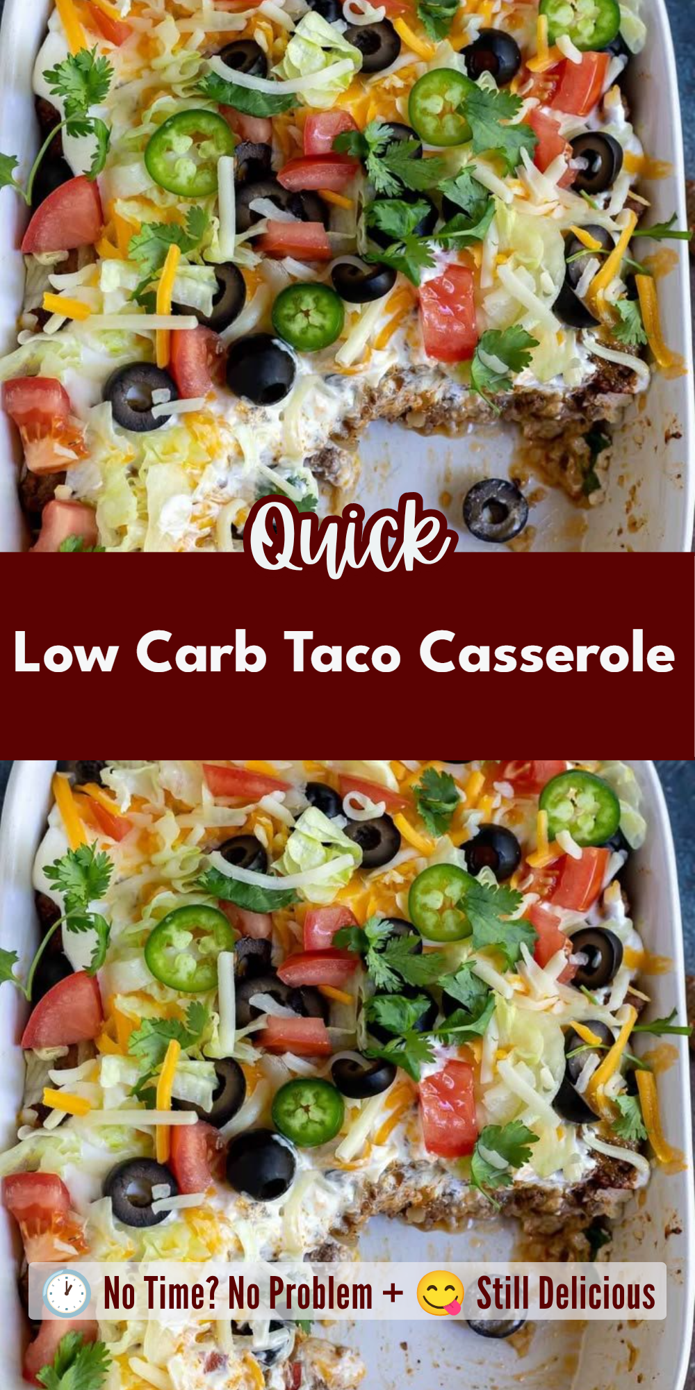 Low Carb Taco Casserole