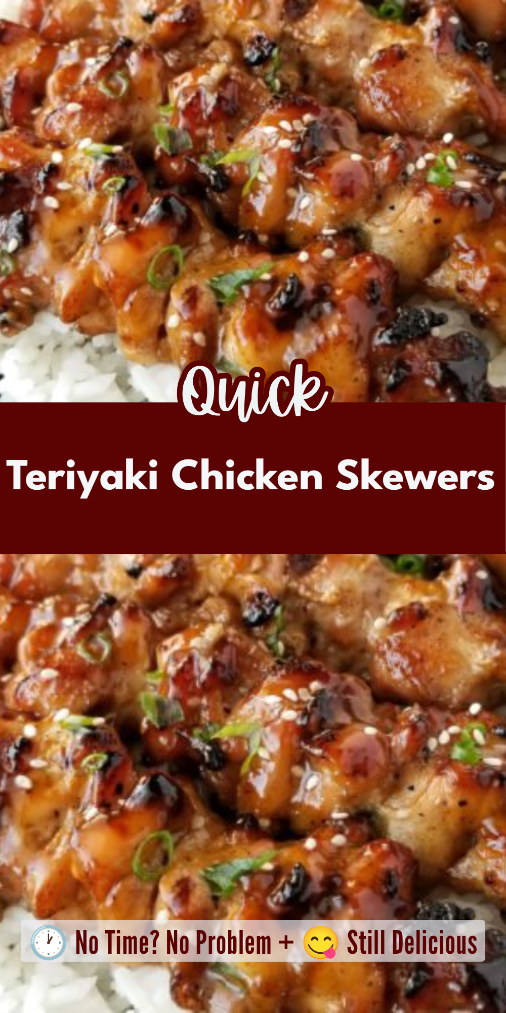 Teriyaki Chicken Skewers