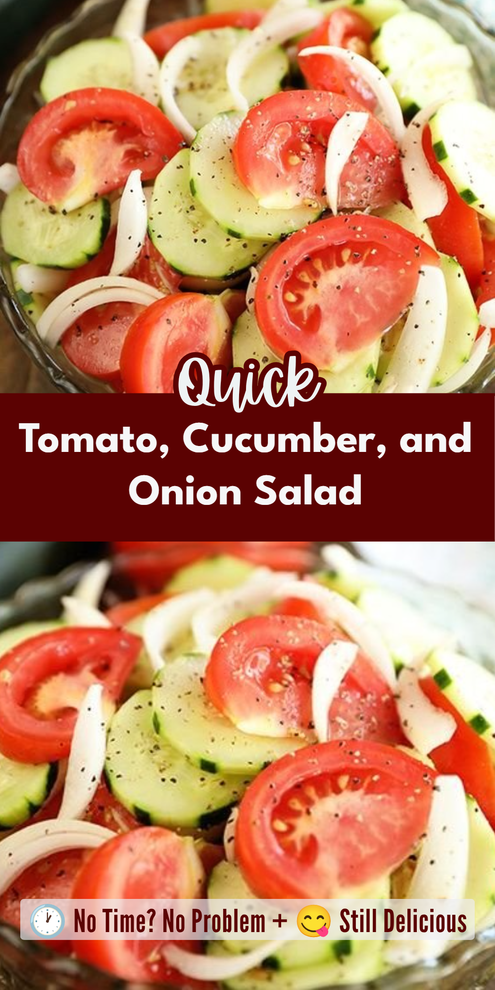 Tomato, Cucumber, and Onion Salad