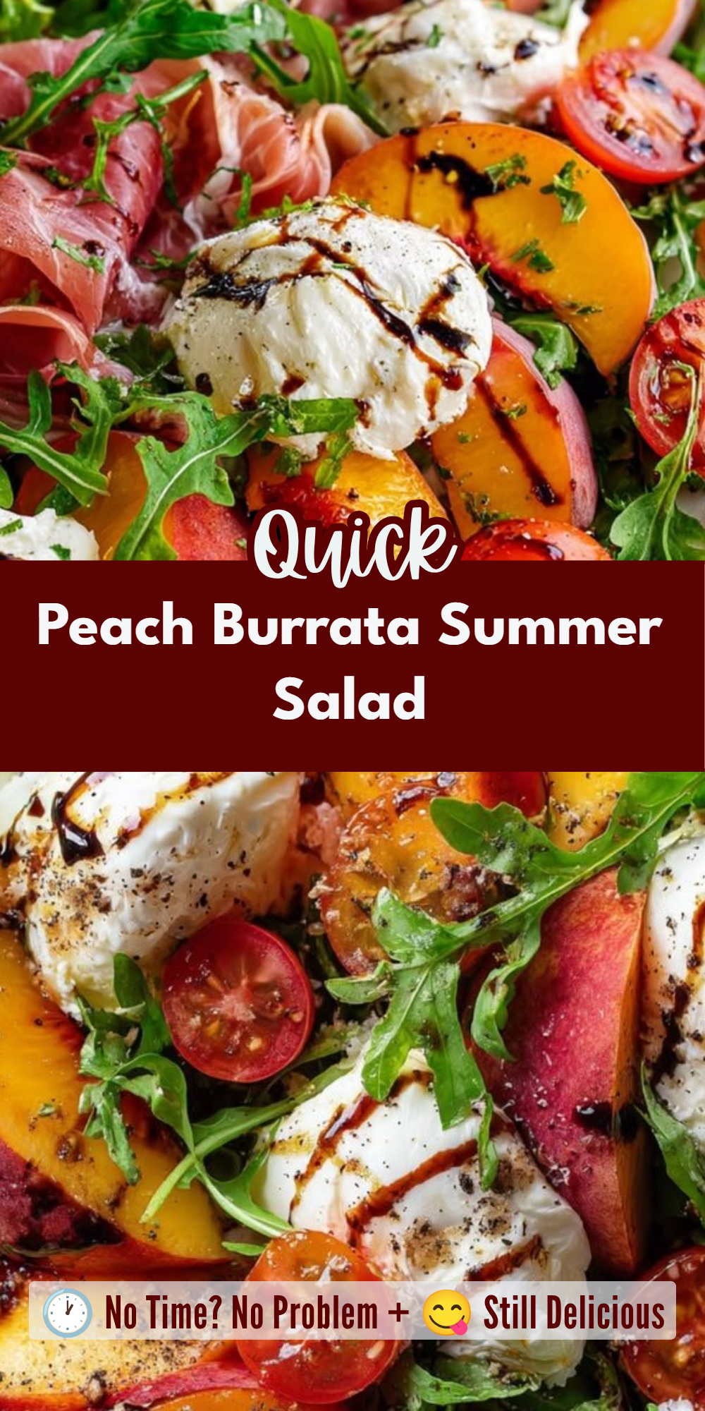Peach Burrata Summer Salad