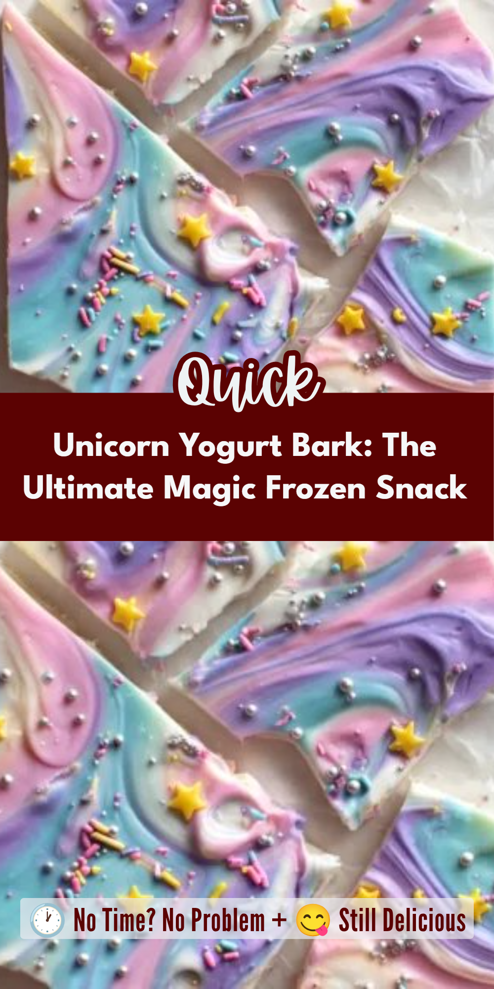 Unicorn Yogurt Bark: The Ultimate Magic Frozen Snack