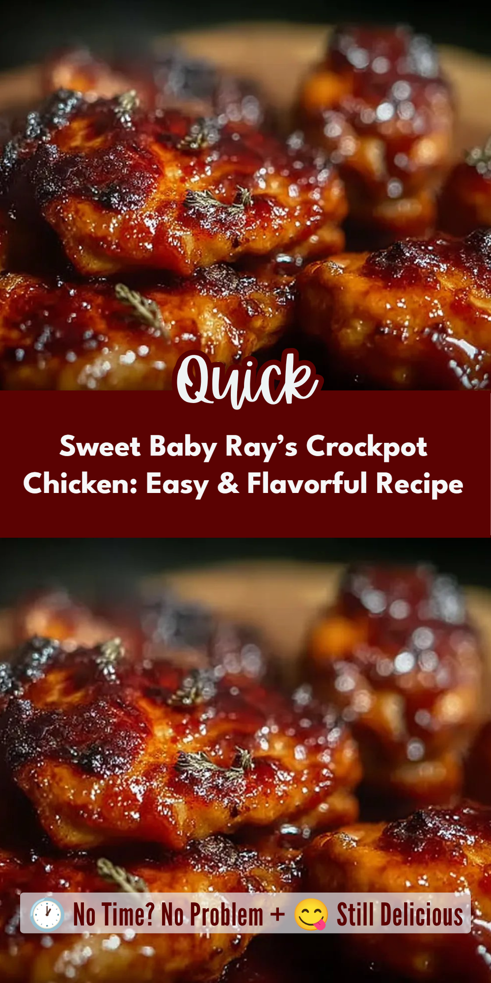 Sweet Baby Ray’s Crockpot Chicken: Easy & Flavorful Recipe