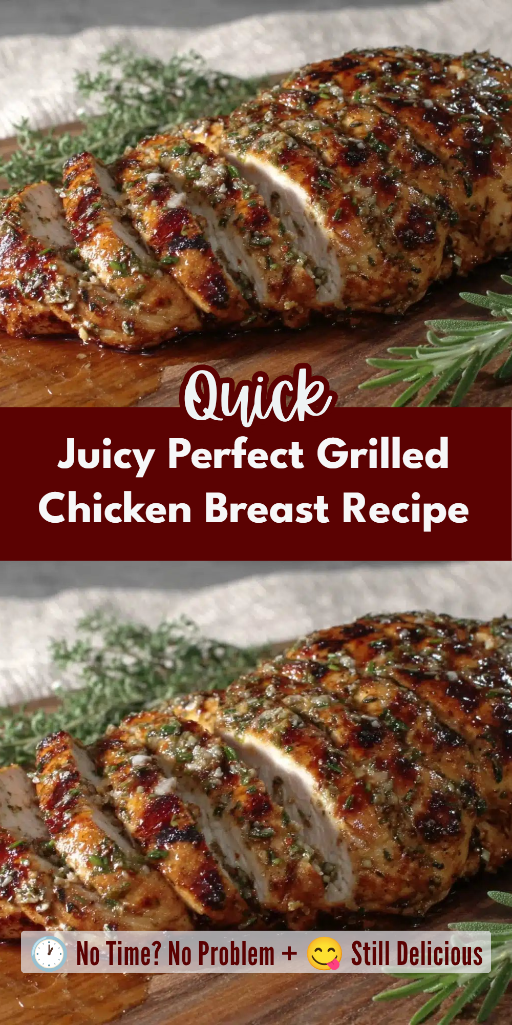 Juicy Perfect Grilled Chicken Breast Recipe
