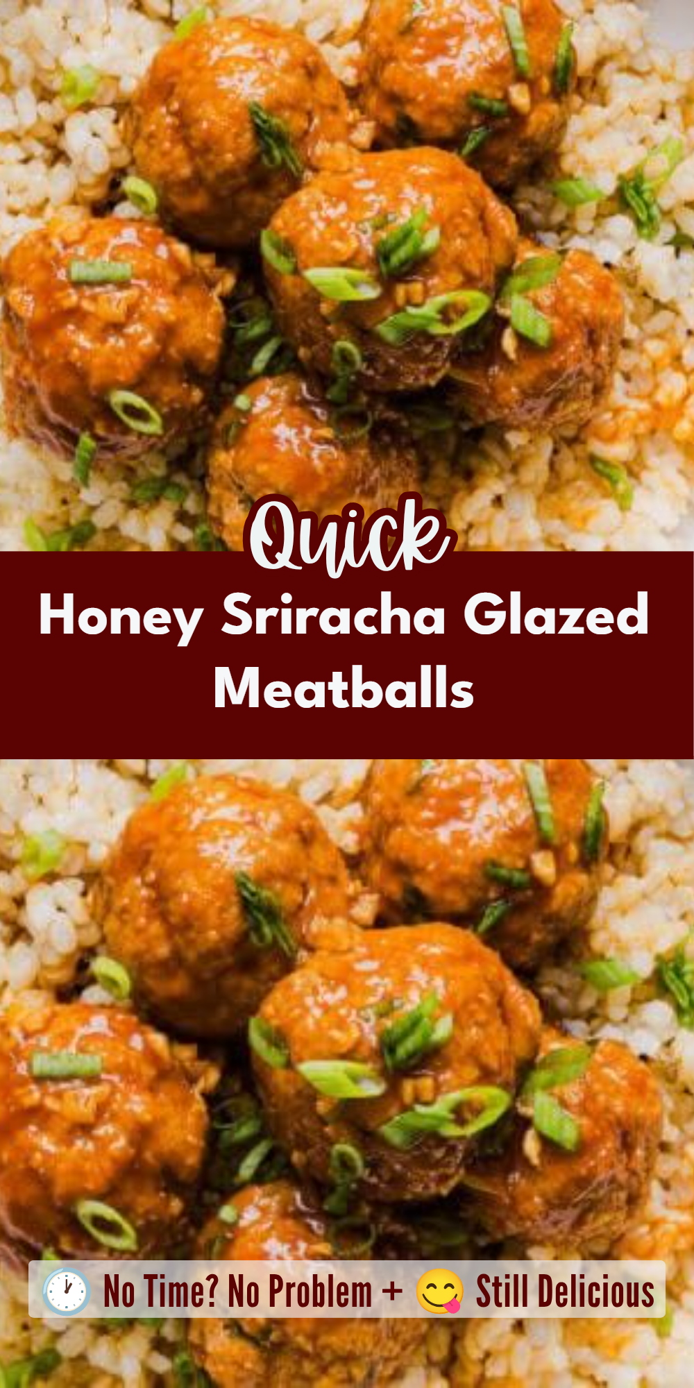 Honey Sriracha Glazed Meatballs