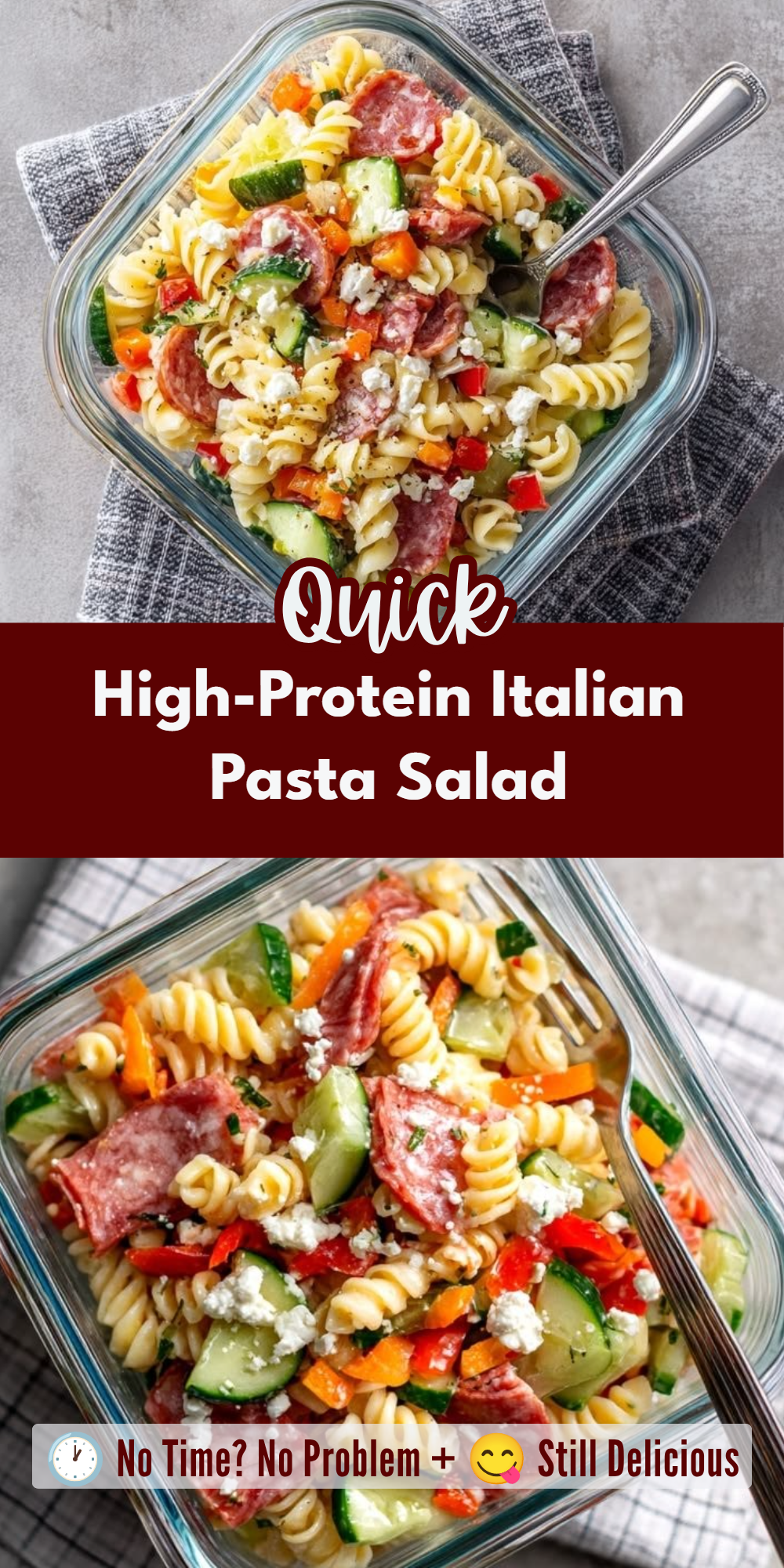 High-Protein Italian Pasta Salad